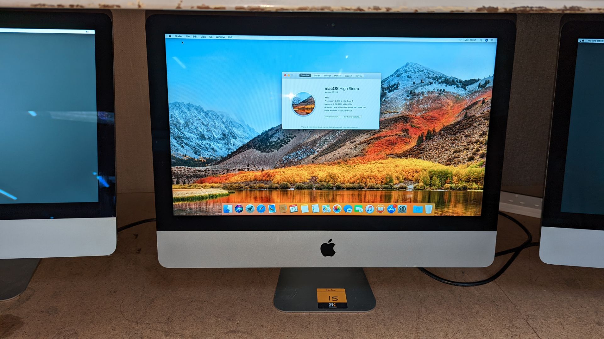 Apple 21.5" iMac model A1418 EMC 3068 with 2.3GHz dual core i5 processor, 8GB RAM, 1TB hard drive, e