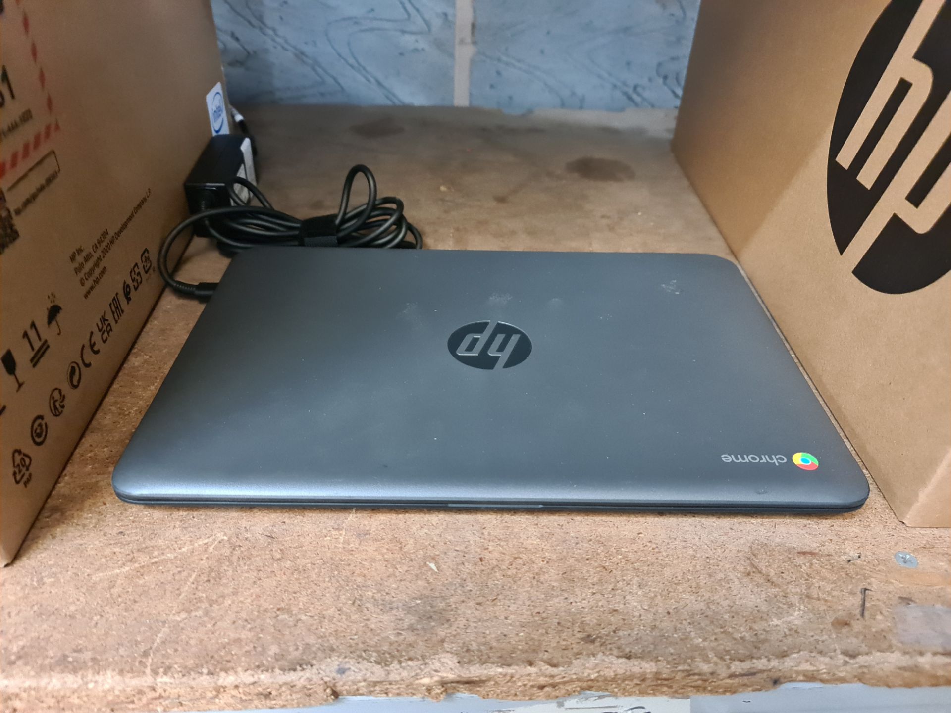 HP Chromebook notebook computer model G6 EE with Intel Celeron N3350 CPU @ 1.1GHz, 4GB RAM. Include - Image 4 of 5