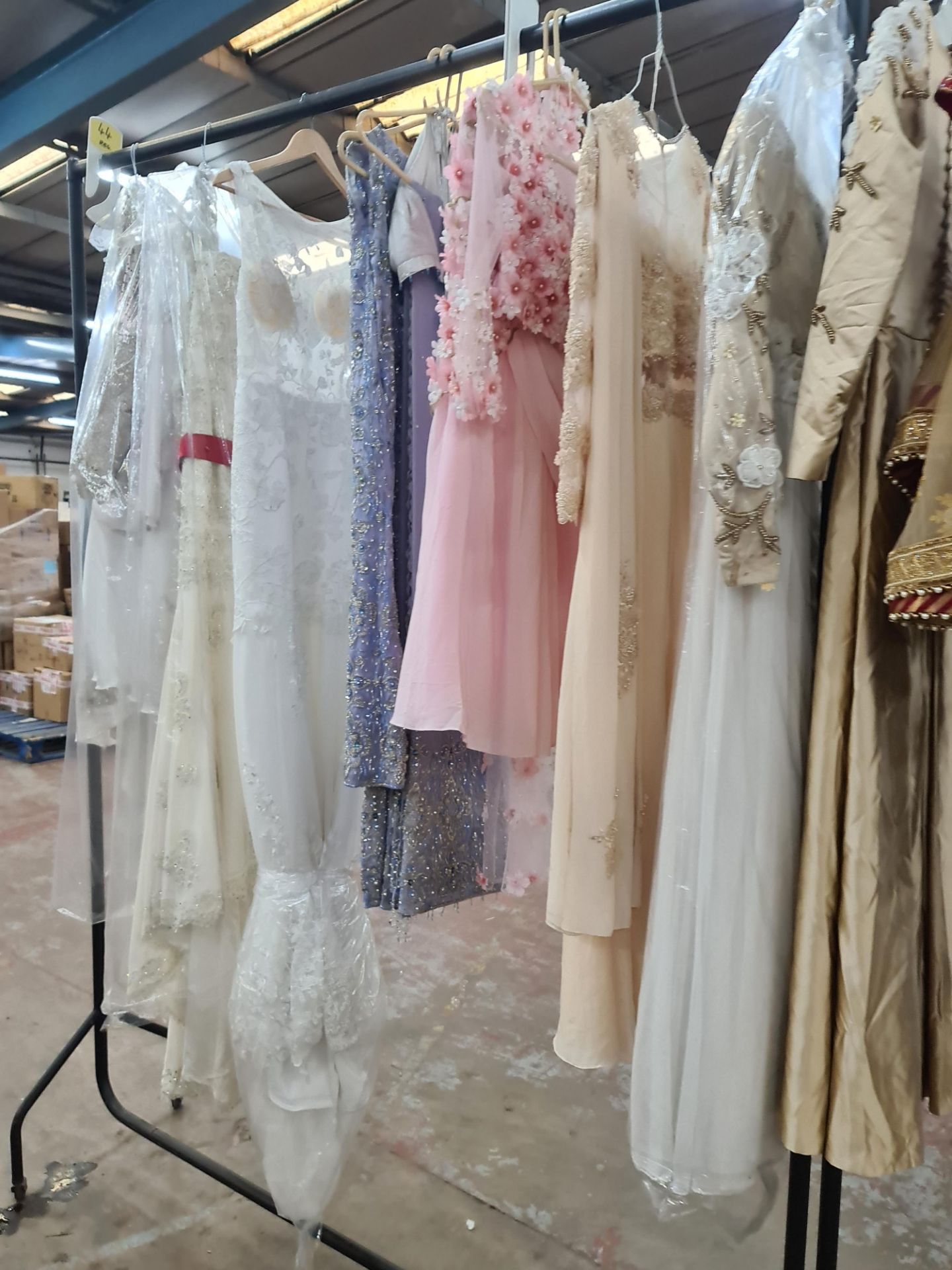 Large quantity of Asian wedding/partywear. This lot comprises the total residual stock-in-trade fro - Image 11 of 60