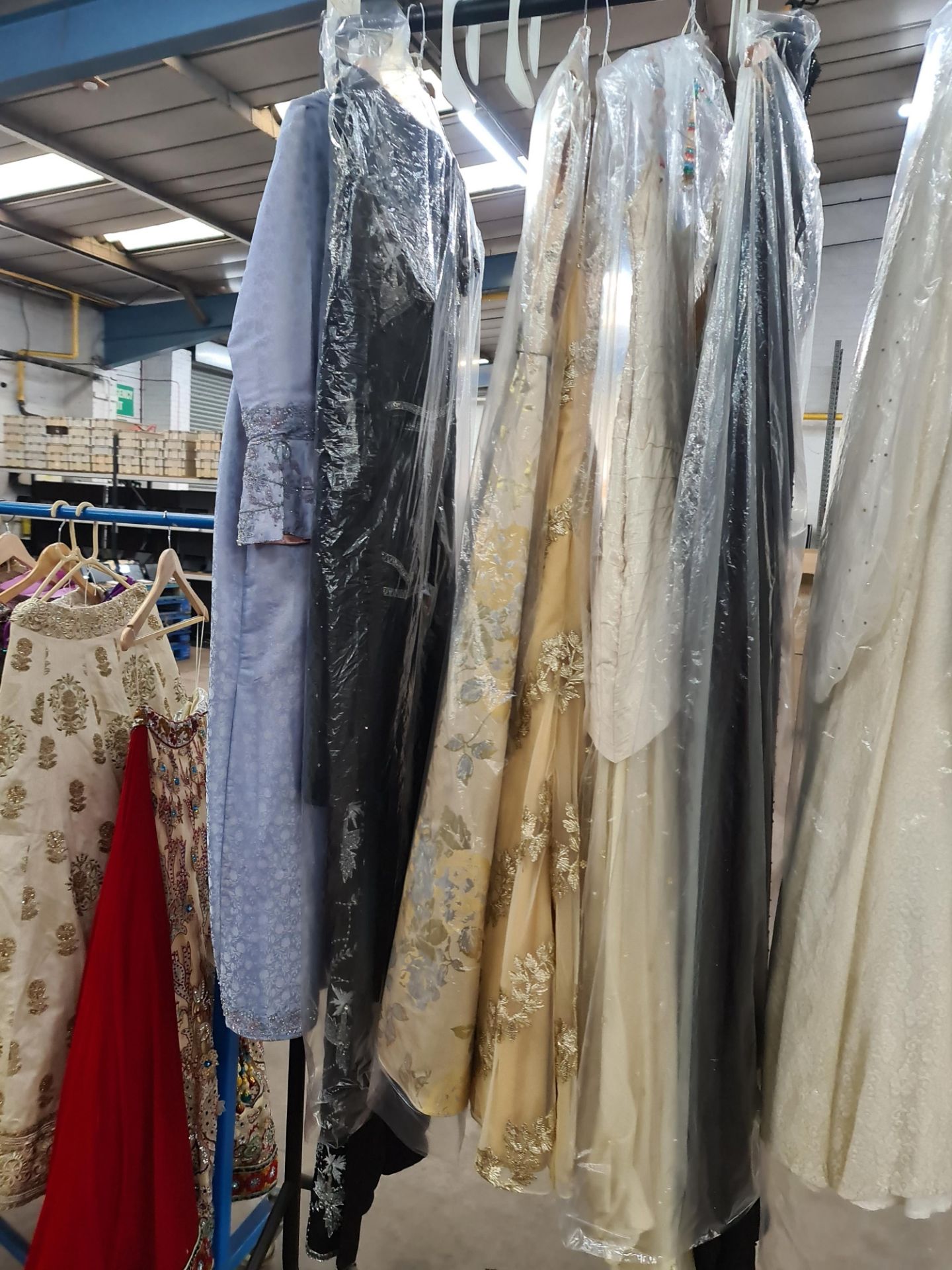 Large quantity of Asian wedding/partywear. This lot comprises the total residual stock-in-trade fro - Image 17 of 60