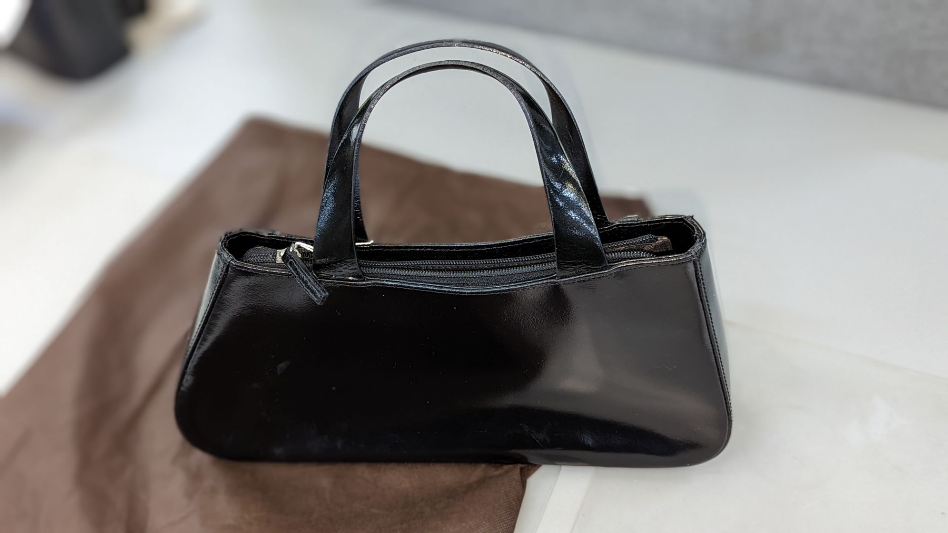 Francesco Biasia black leather handbag - Image 4 of 9