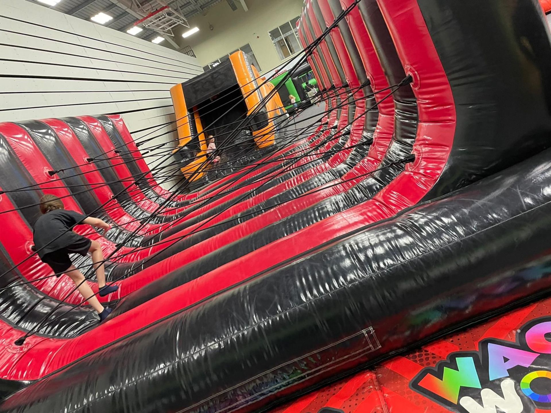 Airquee inflatable rope maze