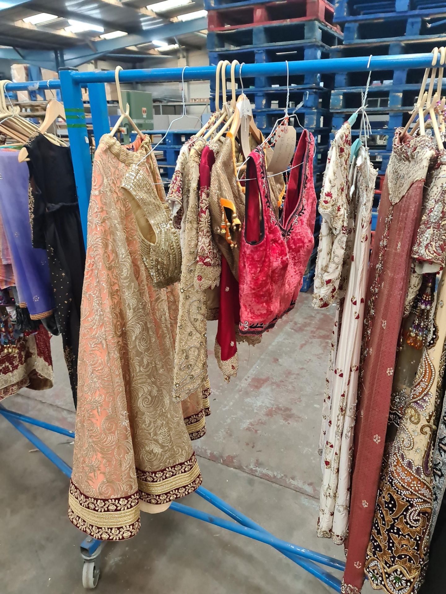Large quantity of Asian wedding/partywear. This lot comprises the total residual stock-in-trade fro - Image 3 of 60