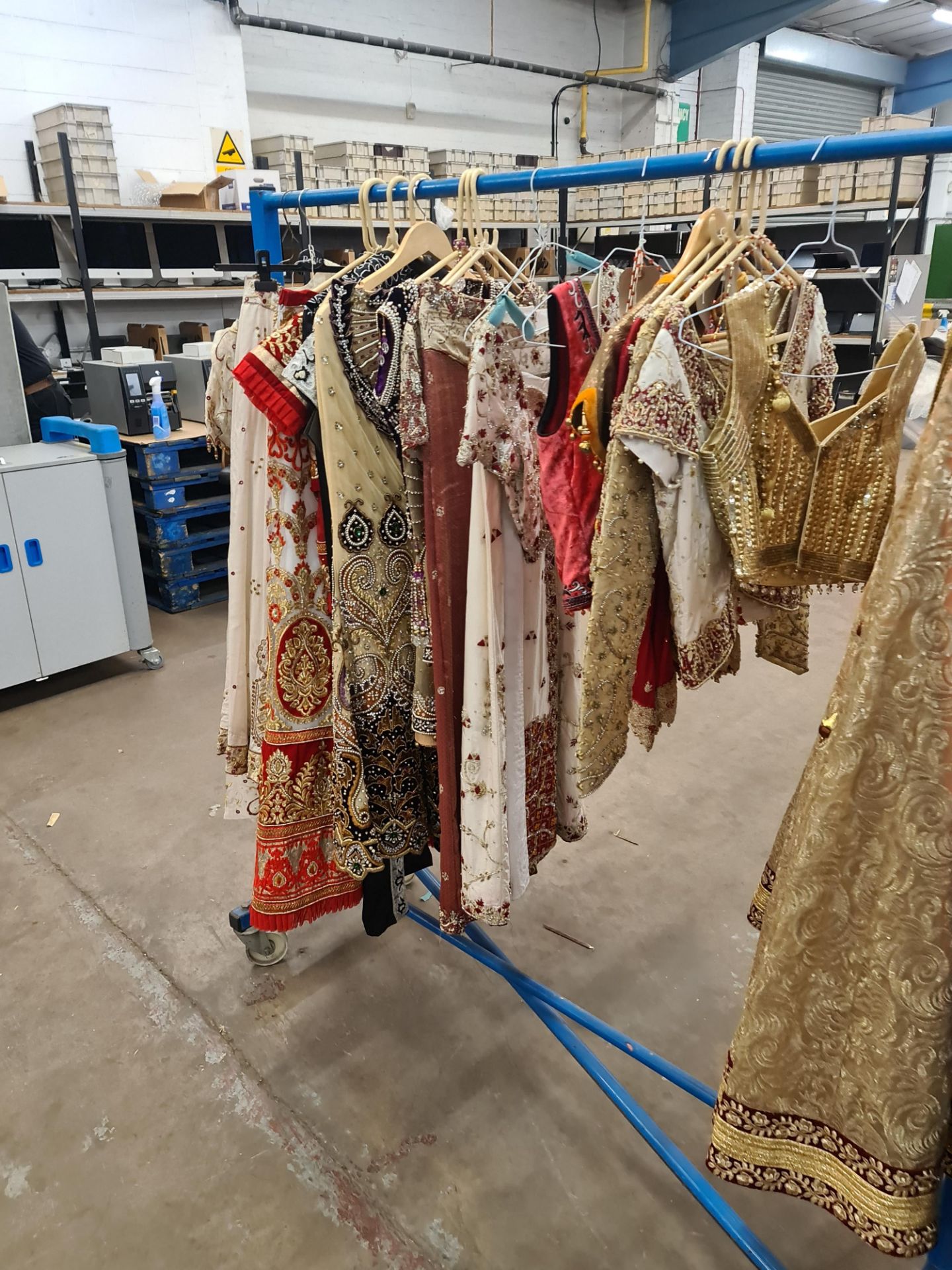 Large quantity of Asian wedding/partywear. This lot comprises the total residual stock-in-trade fro - Image 21 of 60