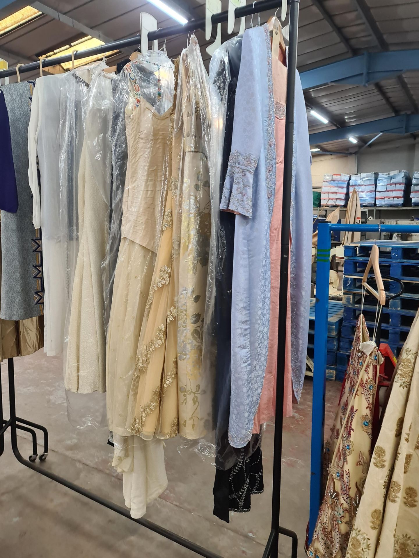 Large quantity of Asian wedding/partywear. This lot comprises the total residual stock-in-trade fro - Image 7 of 60