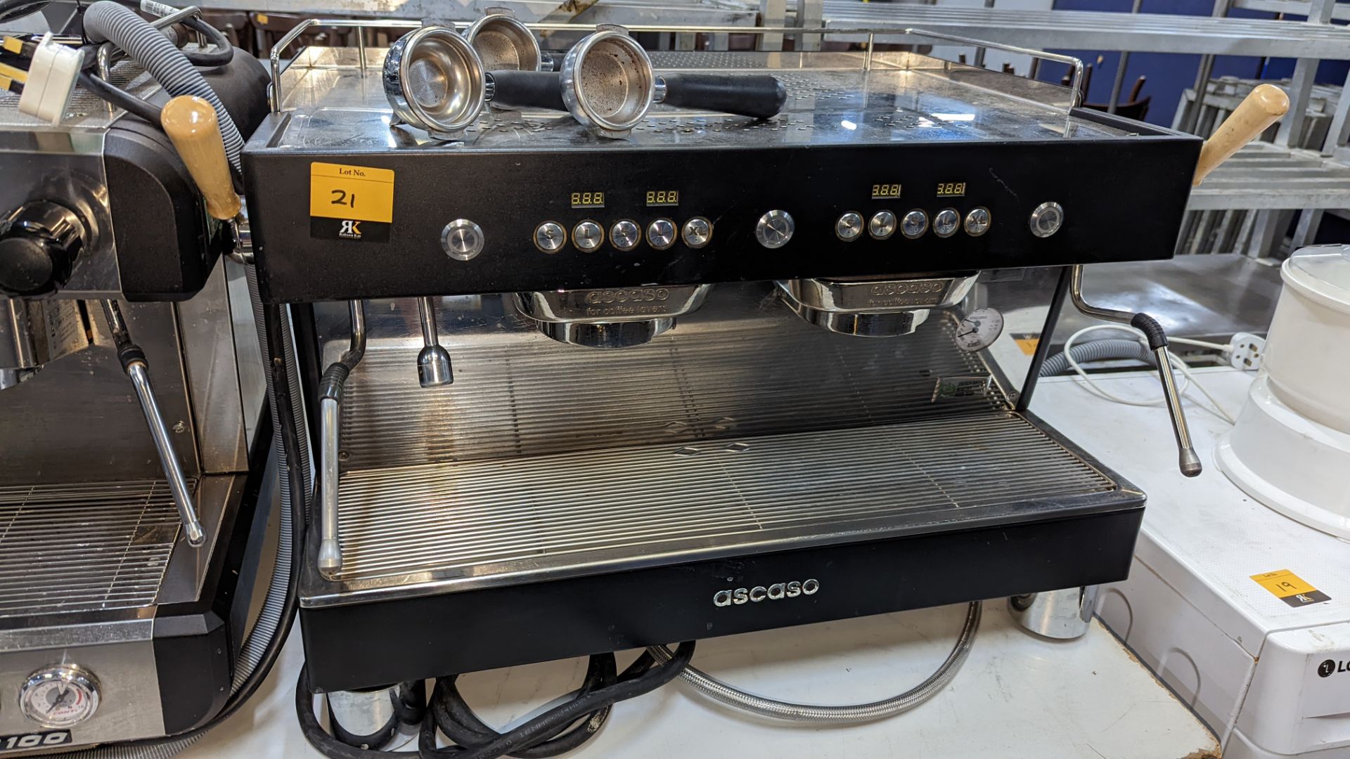 Ascaso 2 Group commercial coffee machine including ancillaries as pictured - Image 4 of 15