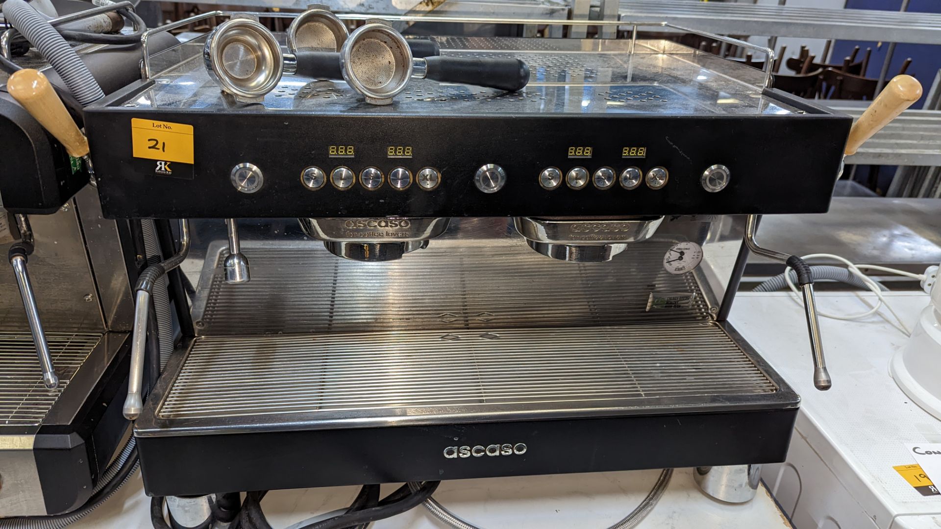 Ascaso 2 Group commercial coffee machine including ancillaries as pictured - Image 15 of 15