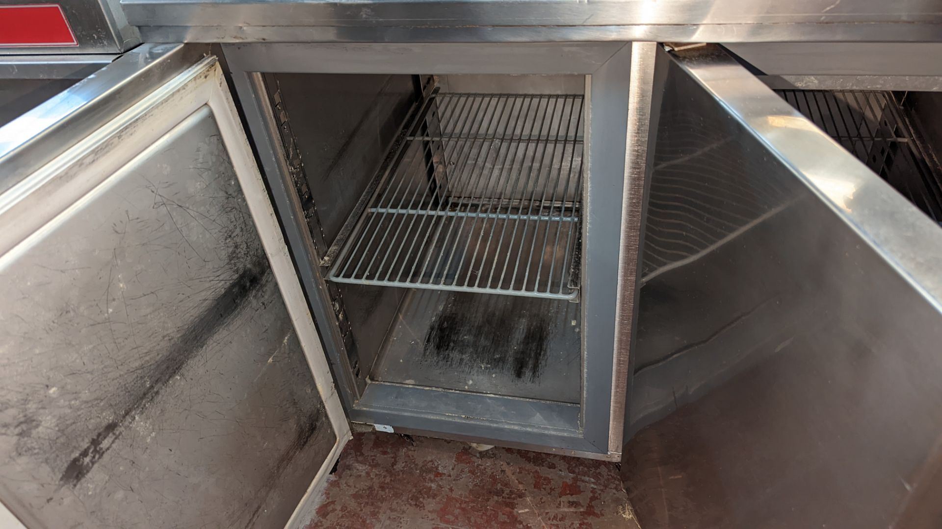 Stainless steel multi-compartment refrigerated prep cabinet - Image 5 of 6