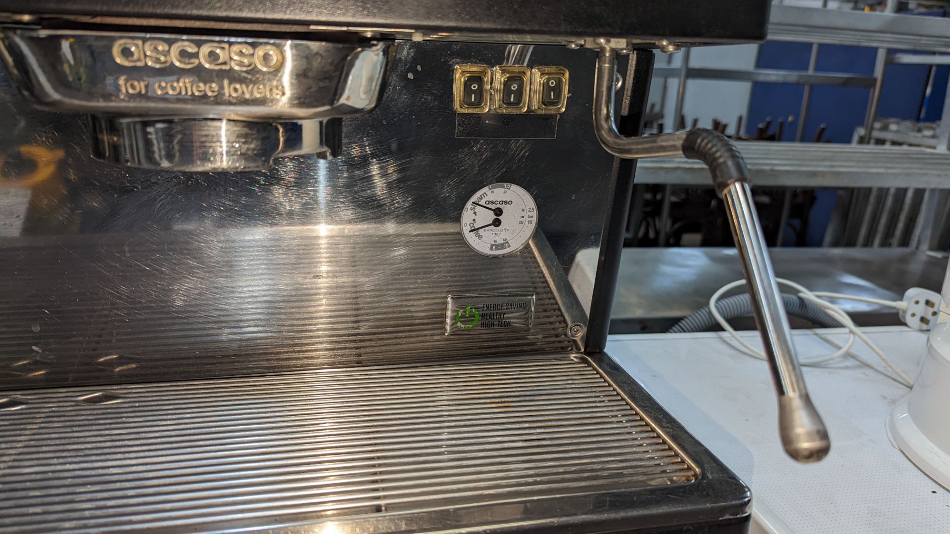 Ascaso 2 Group commercial coffee machine including ancillaries as pictured - Image 8 of 15