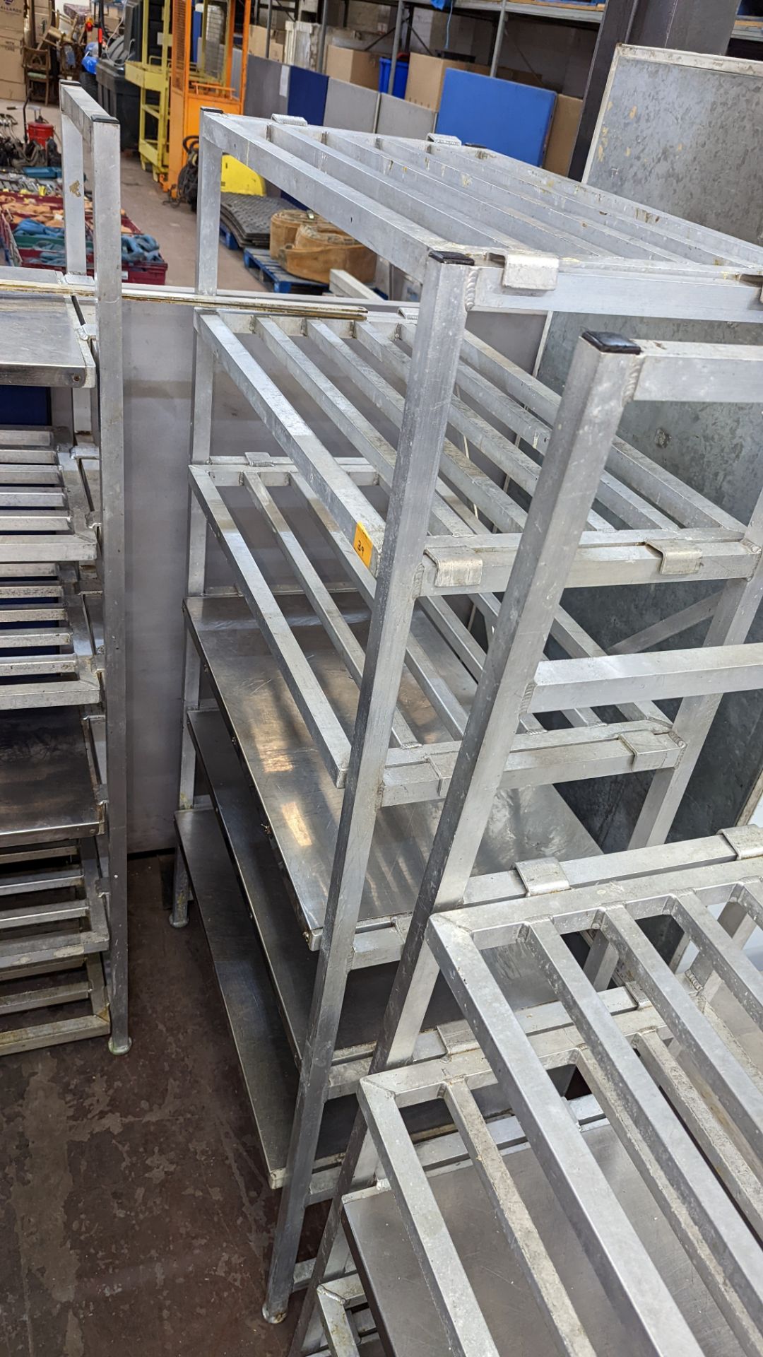 2 bays of cold store racking, each being approx. 99cm wide plus a total of 16 shelves for use with s - Image 5 of 5
