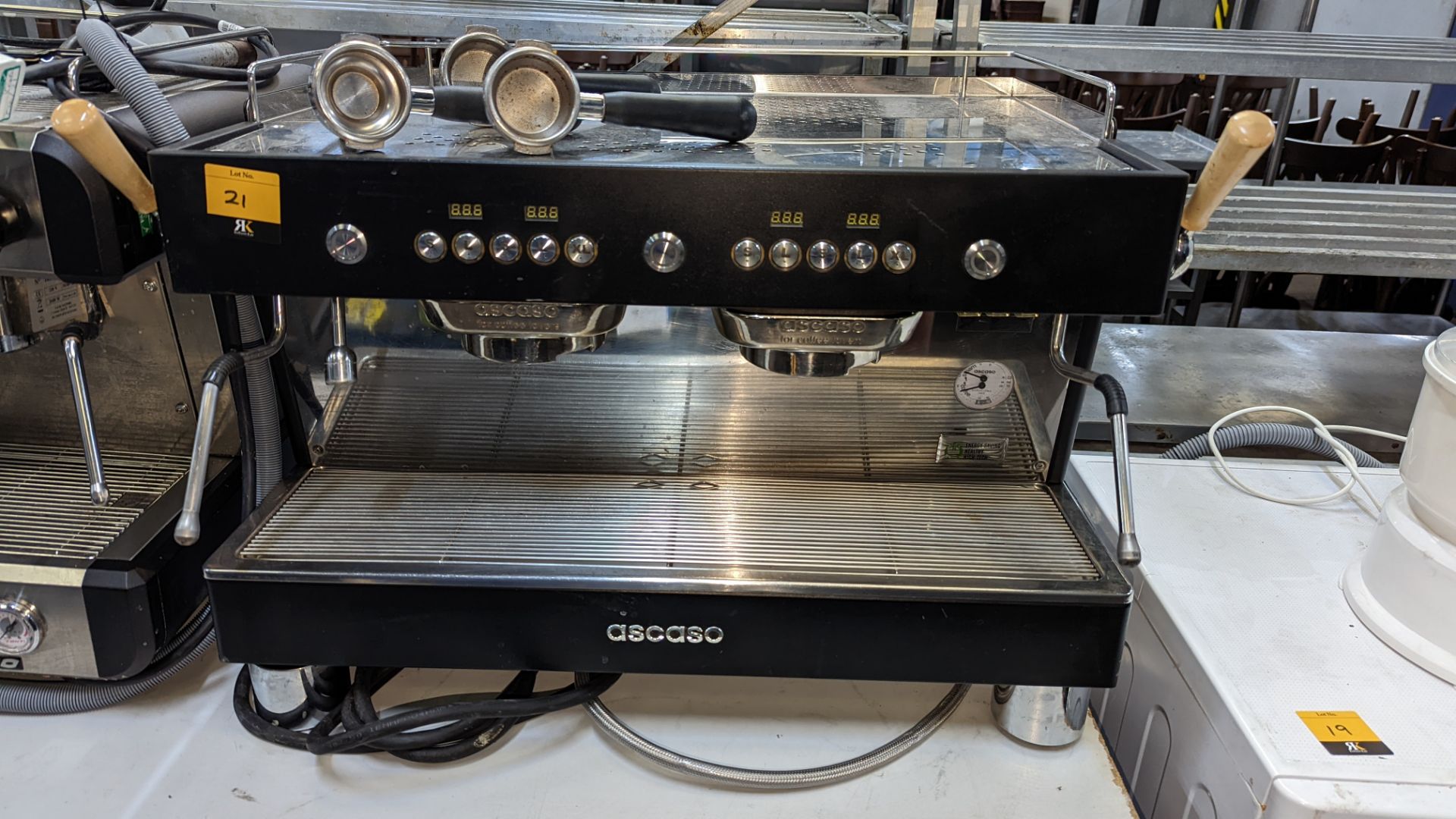 Ascaso 2 Group commercial coffee machine including ancillaries as pictured - Image 3 of 15