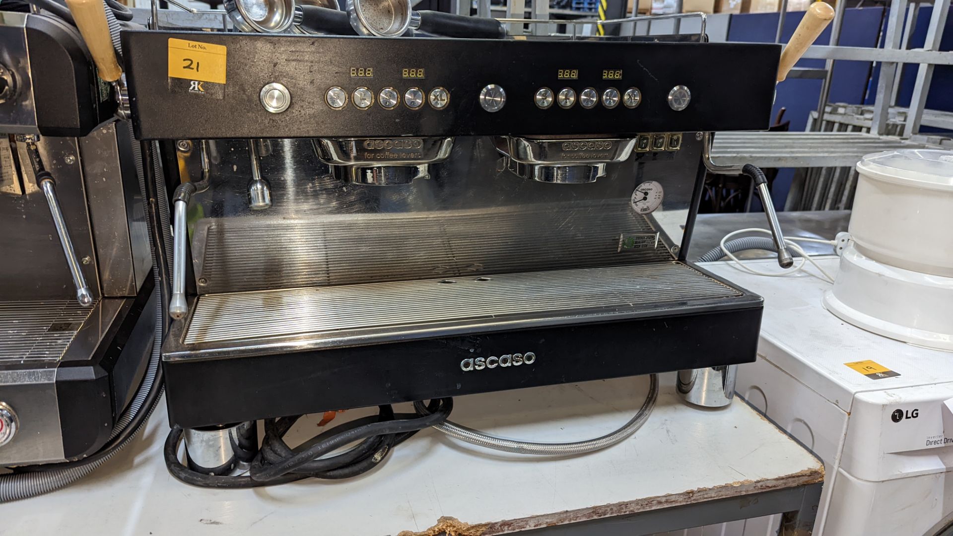 Ascaso 2 Group commercial coffee machine including ancillaries as pictured - Image 5 of 15