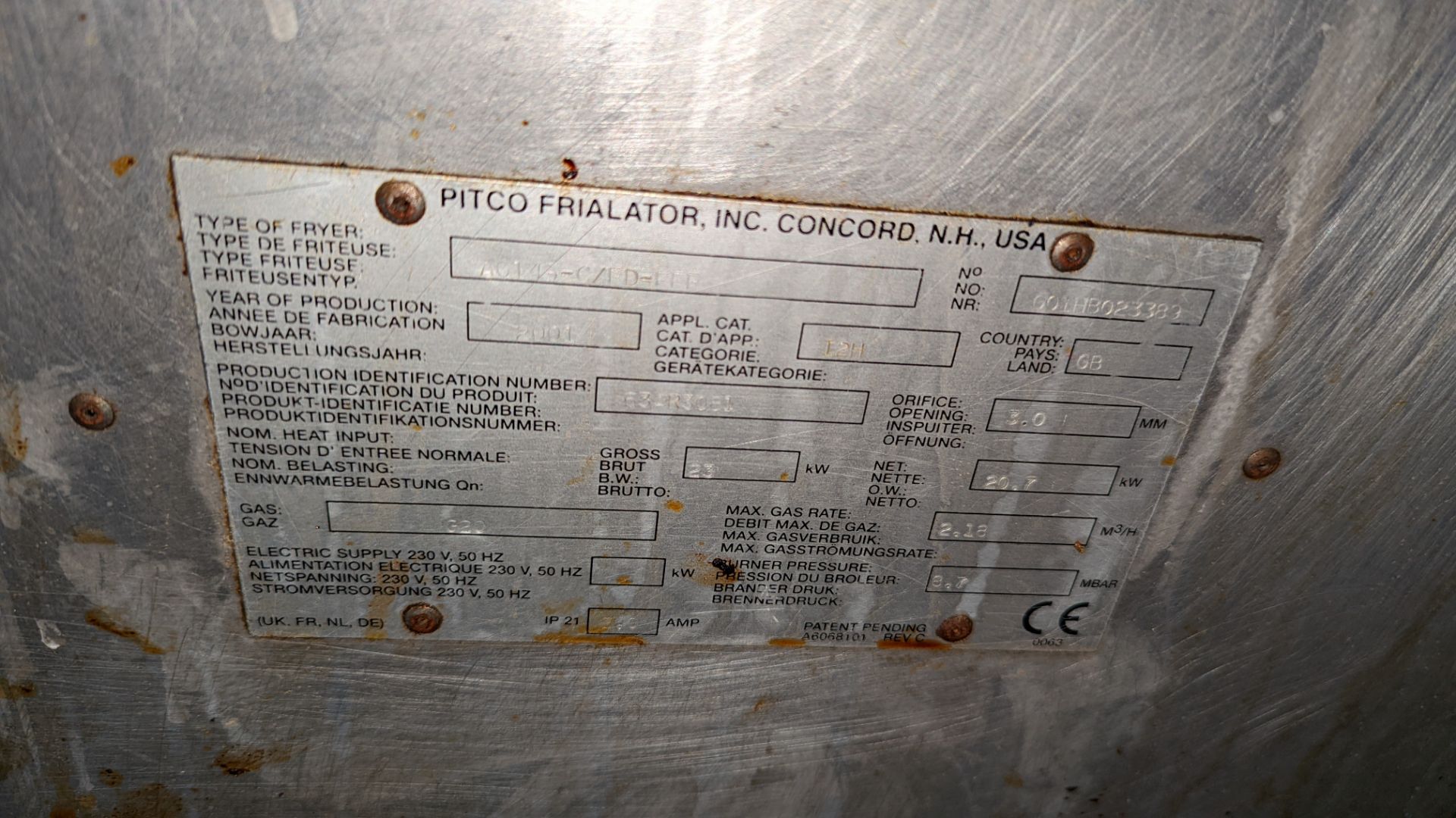 Pitco Frialator triple well deep fat fryer - Image 8 of 10