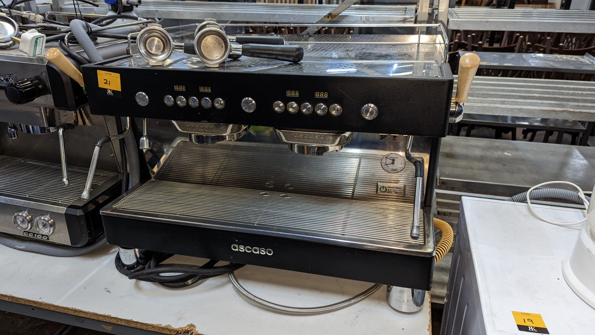 Ascaso 2 Group commercial coffee machine including ancillaries as pictured - Image 2 of 15