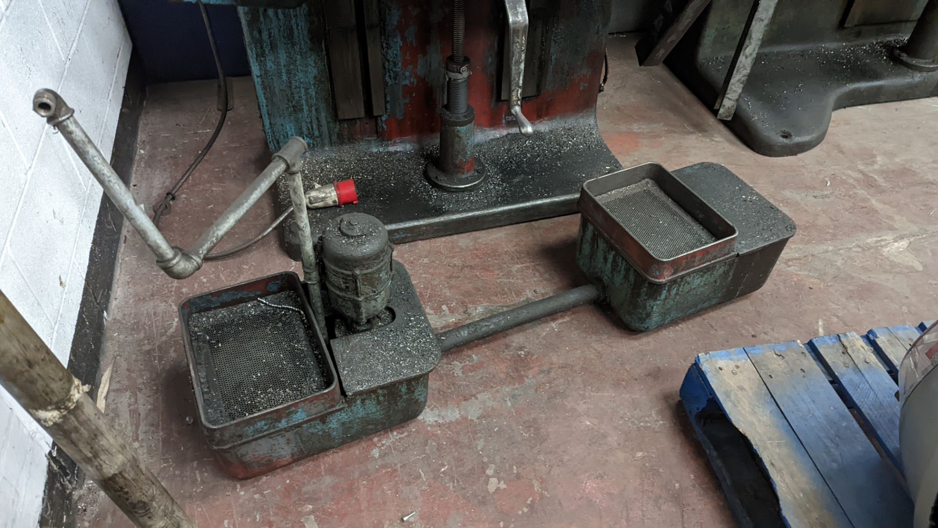 Brookhirst 4-head drill comprising steel table with 4 off Type 450/198M drill heads - Image 4 of 10