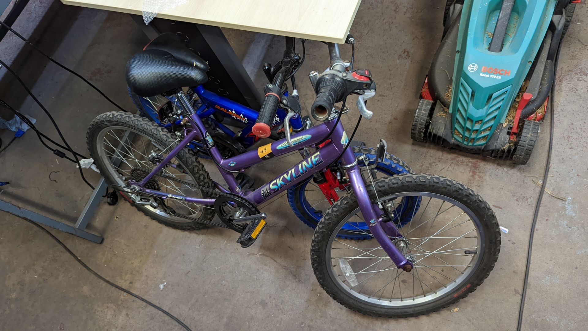 2 off children's pedal bikes comprising Skyline Concept & Raleigh Kool