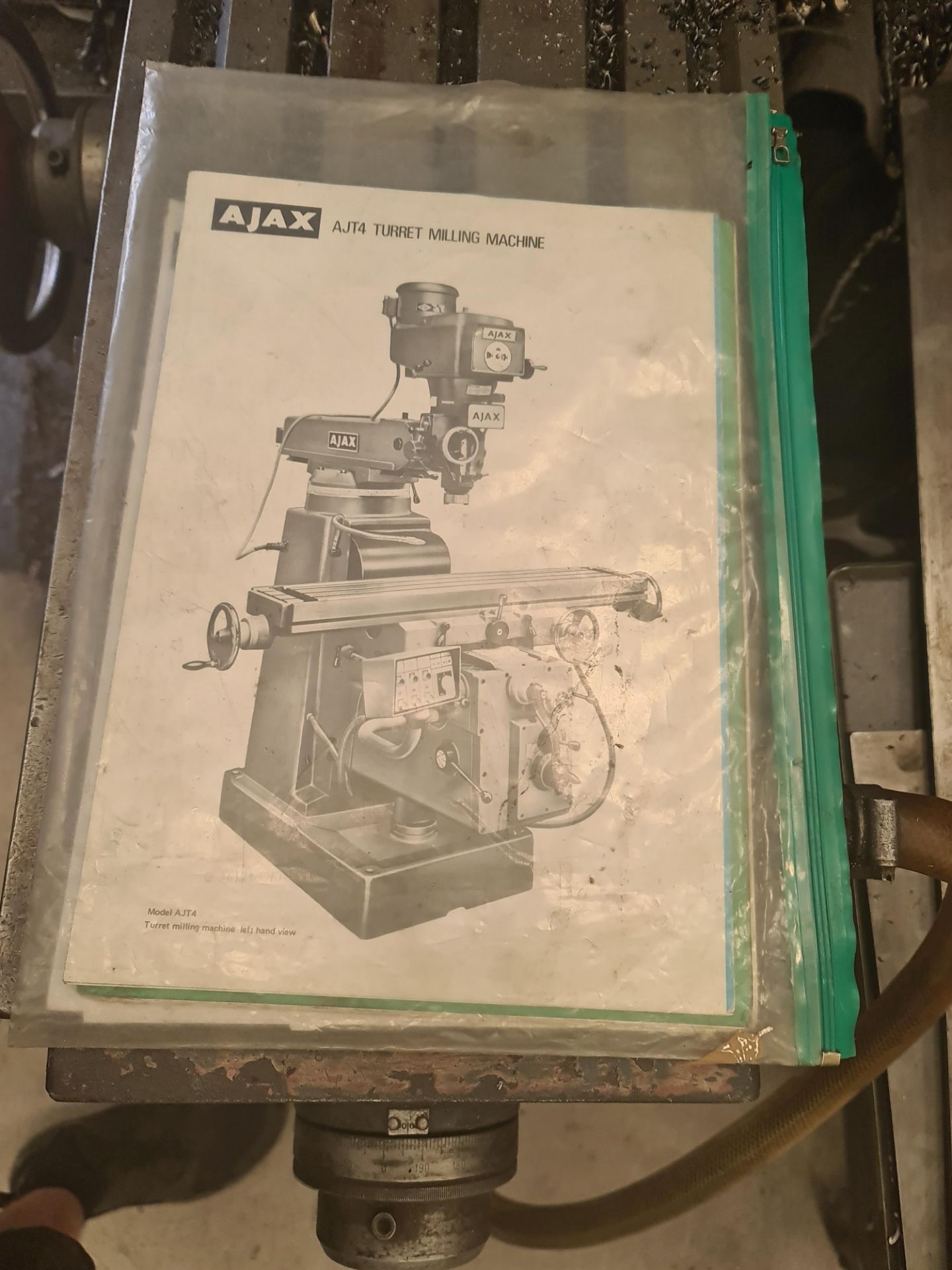 Ajax turret milling machine (type & serial number 23271 B 22260) with Sony DRO, including the 2 tabl - Image 13 of 41