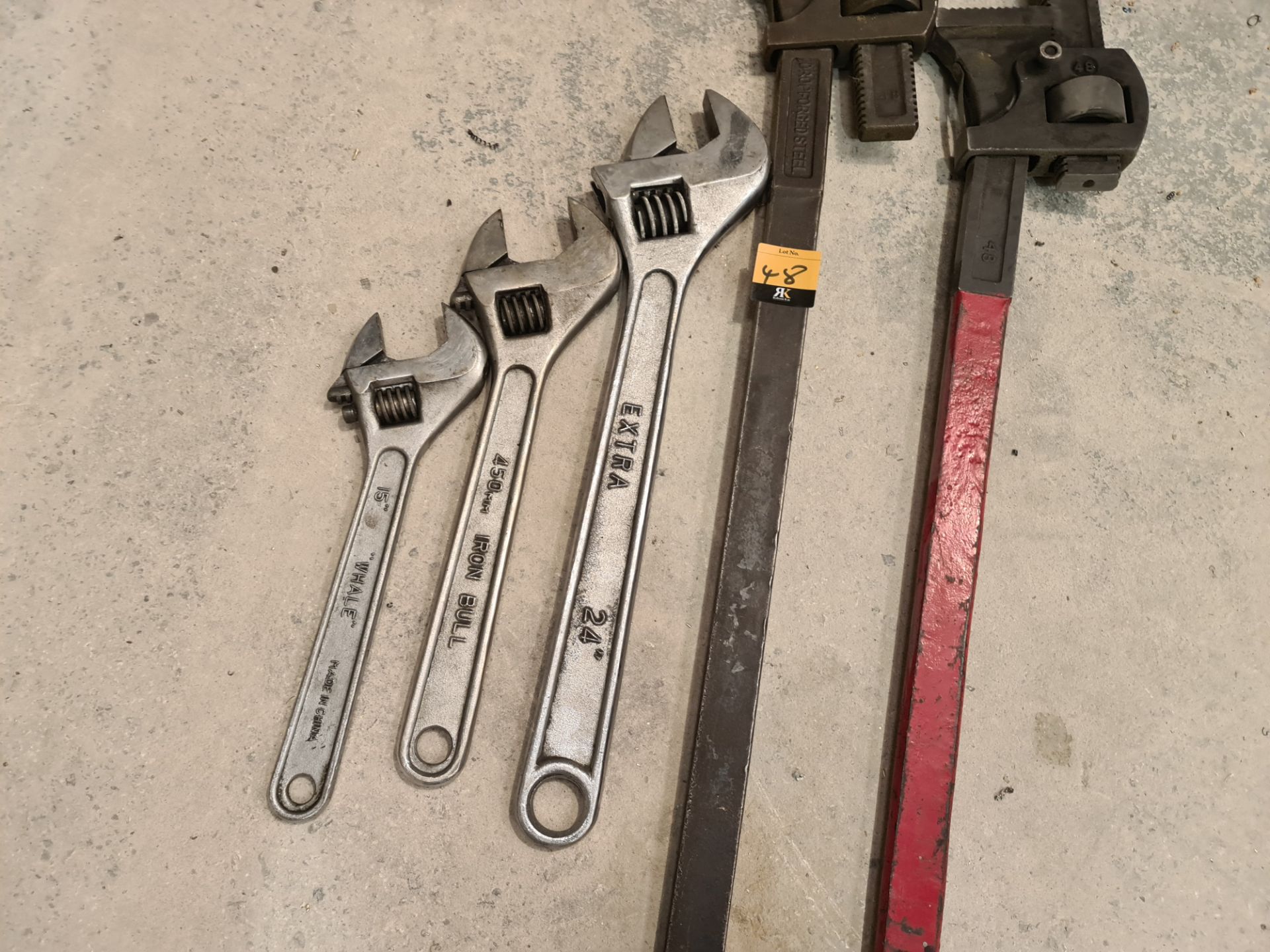 5 off assorted wrenches & adjustable spanners - Image 2 of 3