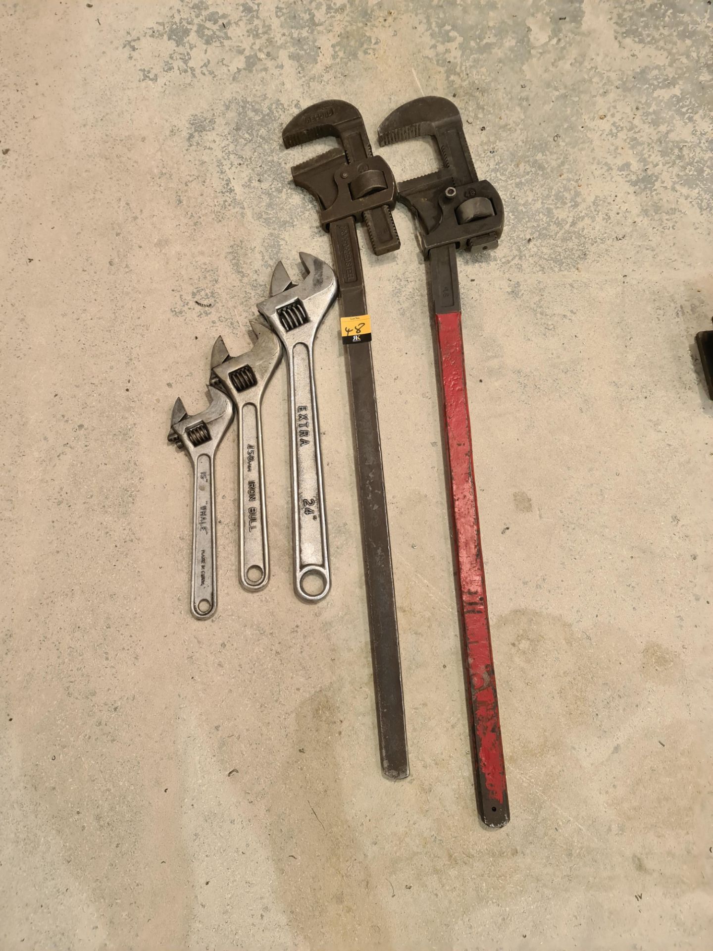 5 off assorted wrenches & adjustable spanners