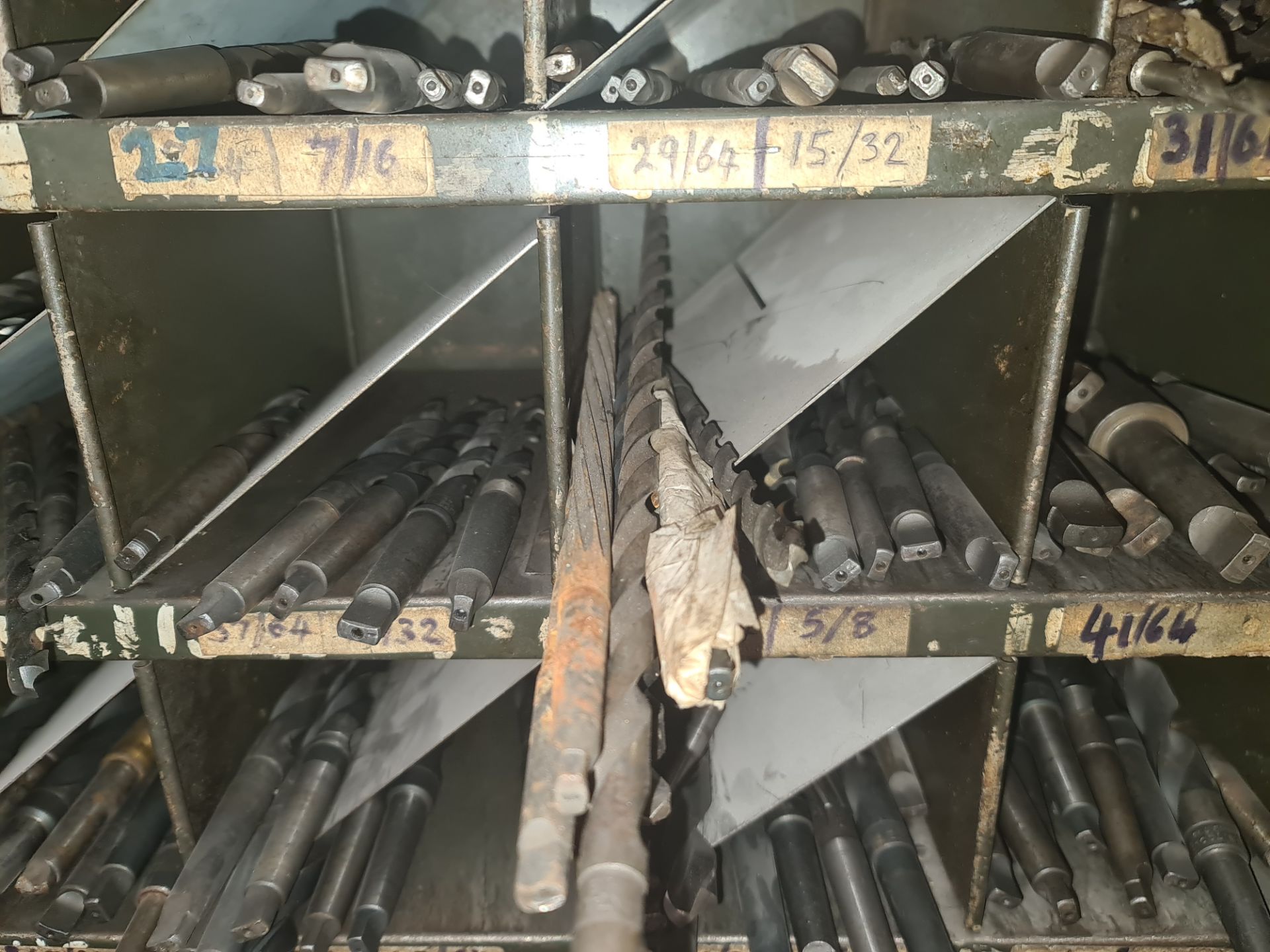 Rack of tooling. This lot comprises the rack plus the total contents of tooling located within & on - Image 5 of 11