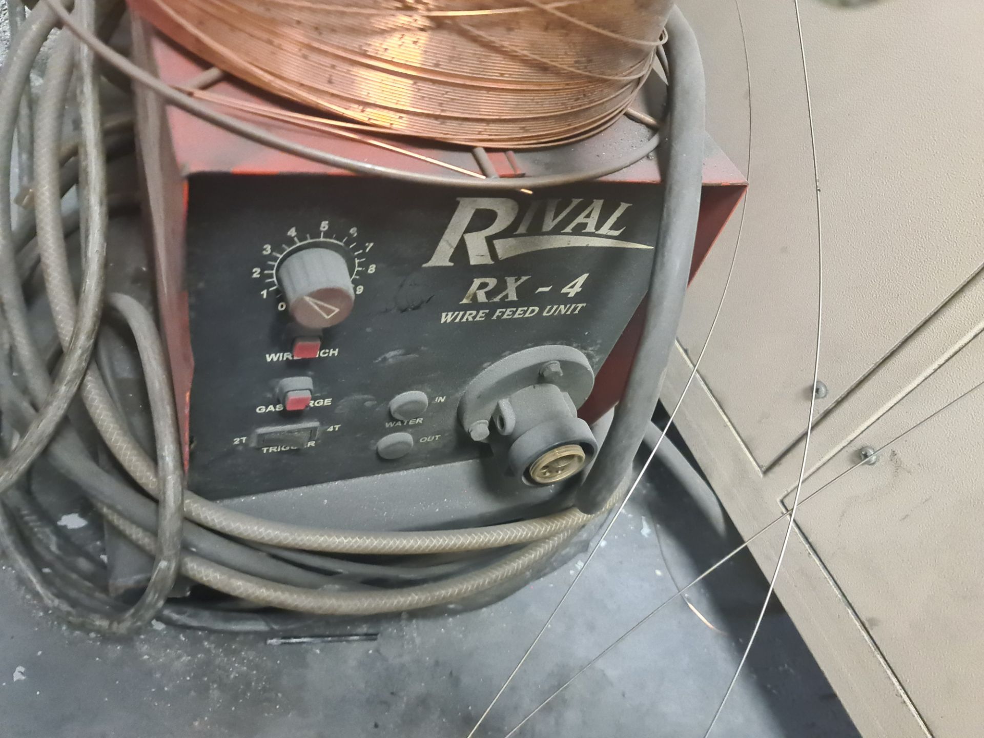 Rival model RX-4 wire feed unit including reel of wire & other items as pictured immediately above t - Image 2 of 13