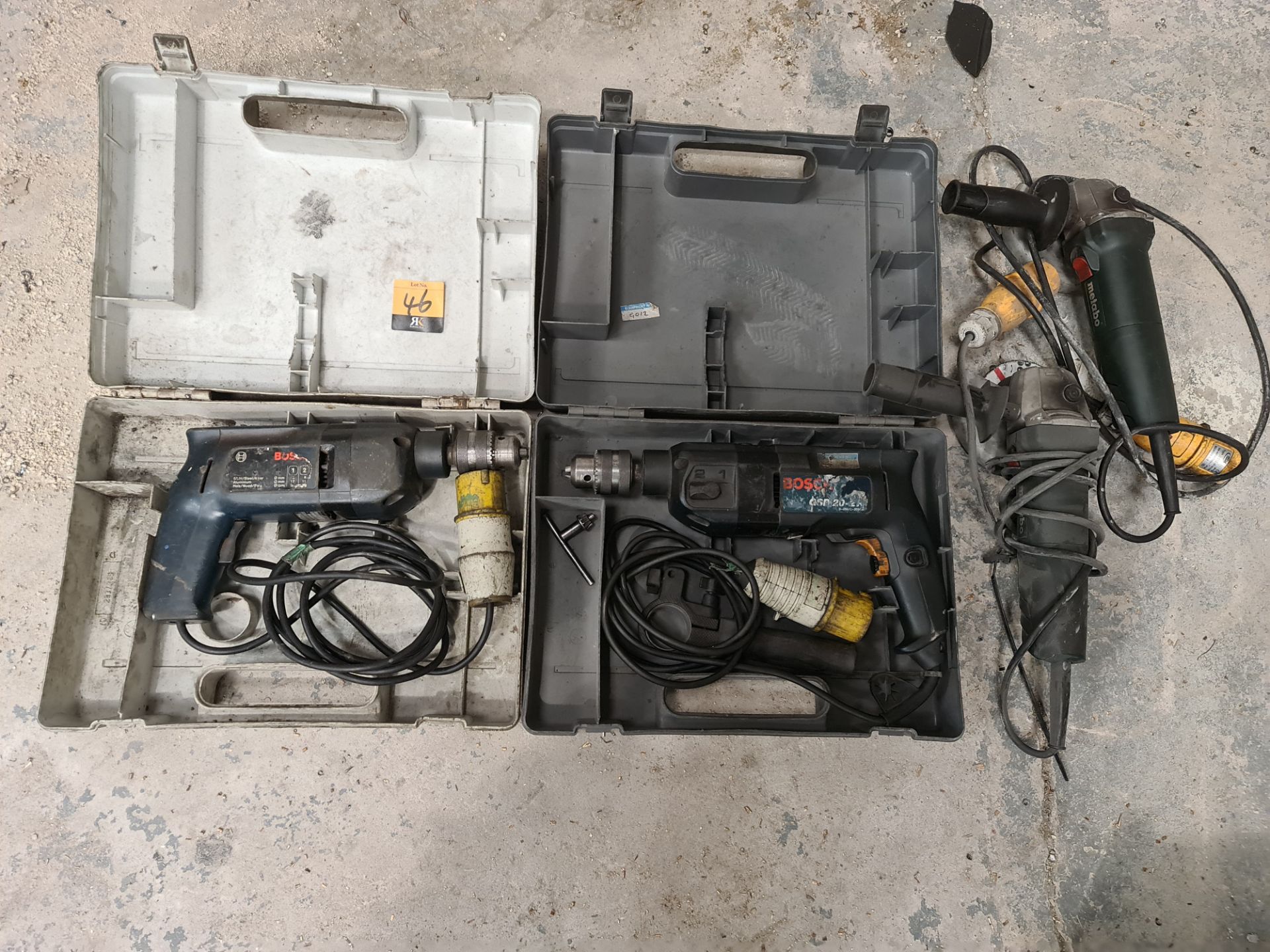 4 off assorted 110V power tools