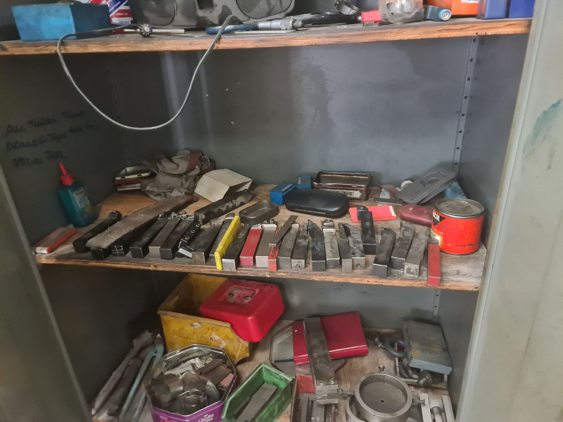 2 cupboards & their contents of tooling. This lot includes all items pictured inside & on top of th - Image 3 of 16