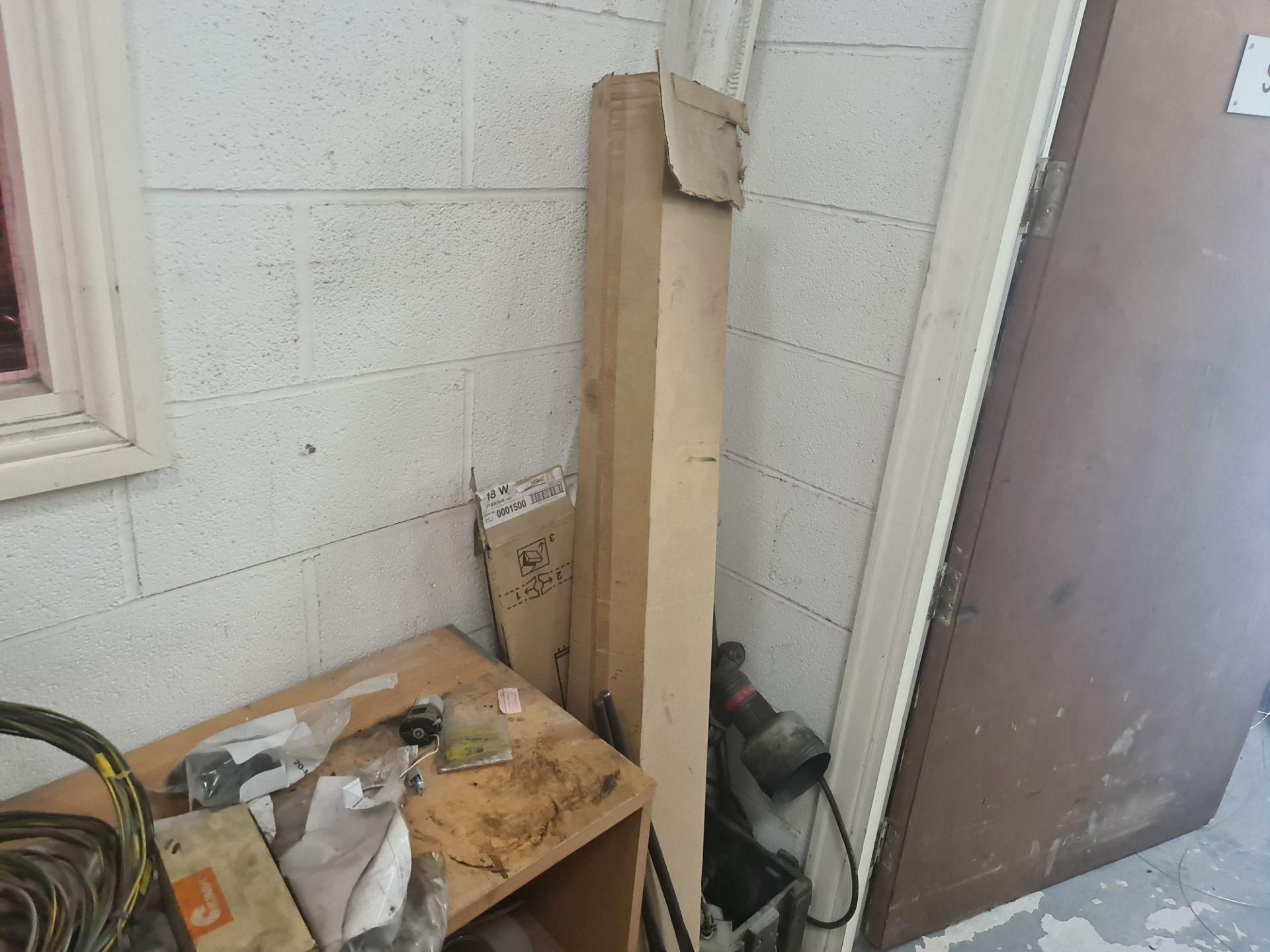 Quantity of assorted cupboards & contents comprising tall cupboard with contents of tap sets & other - Image 20 of 21