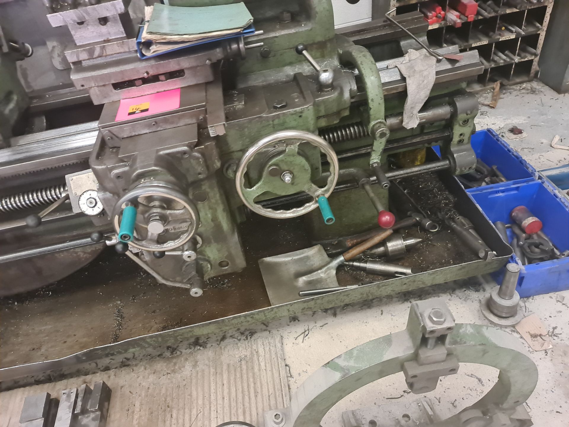 DSG type 21 gap lathe fitted with Sino DRO. Machine number 32379 6-58. This lot includes large qua - Image 6 of 39