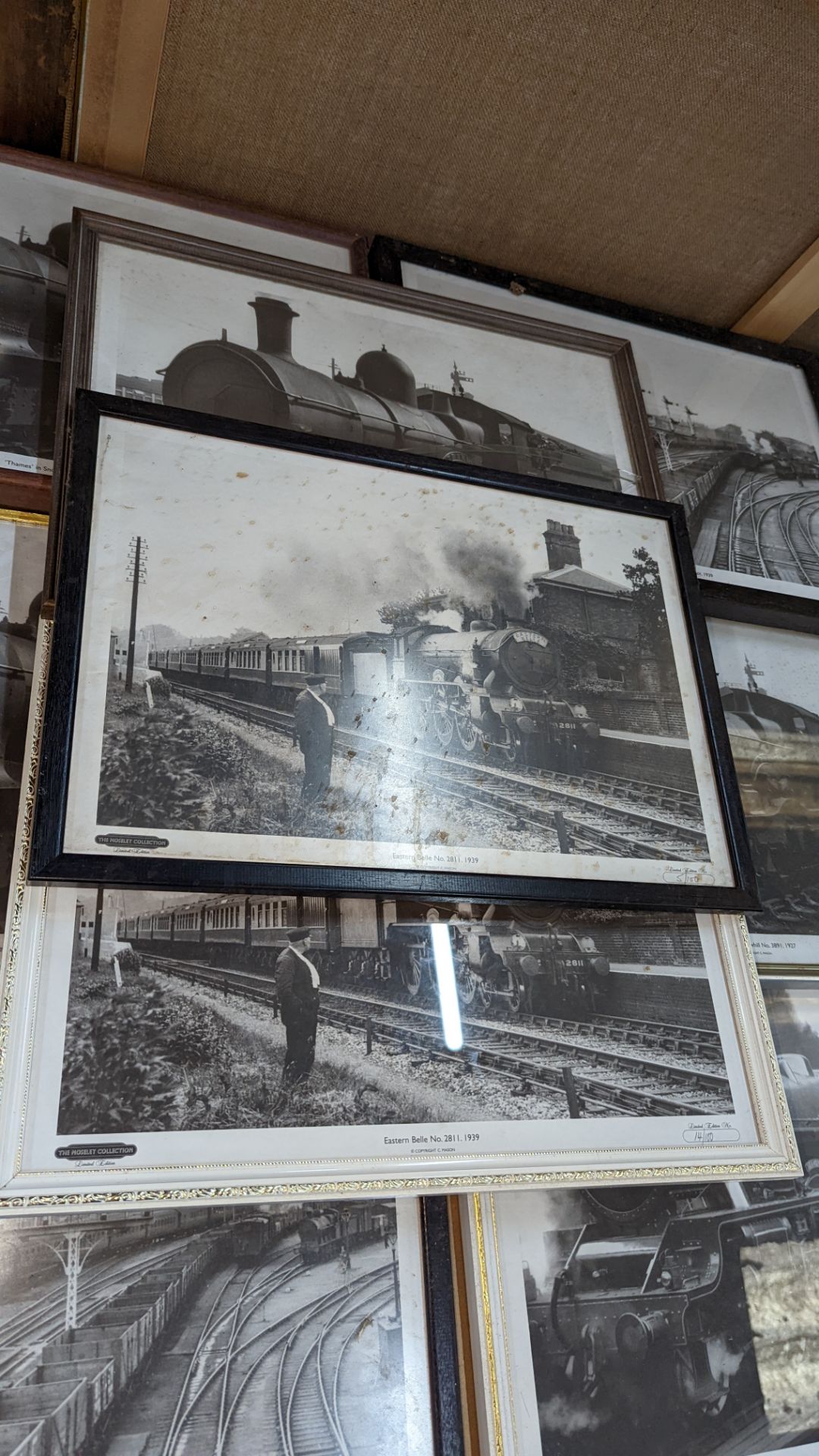 9 assorted framed railway photos - Image 4 of 5