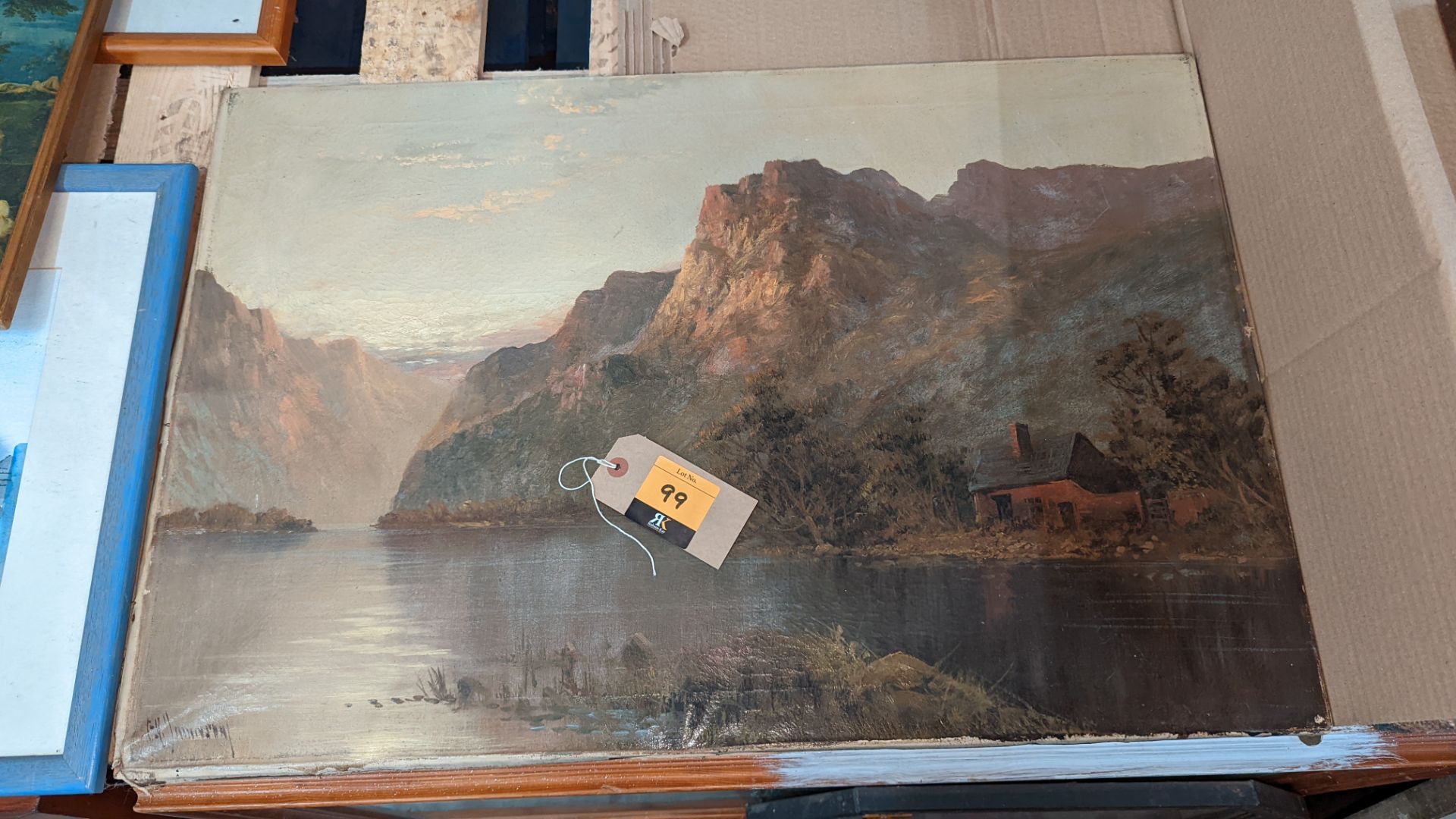 19th century oil on canvas, thought to be by F Y Jamieson - Image 3 of 5
