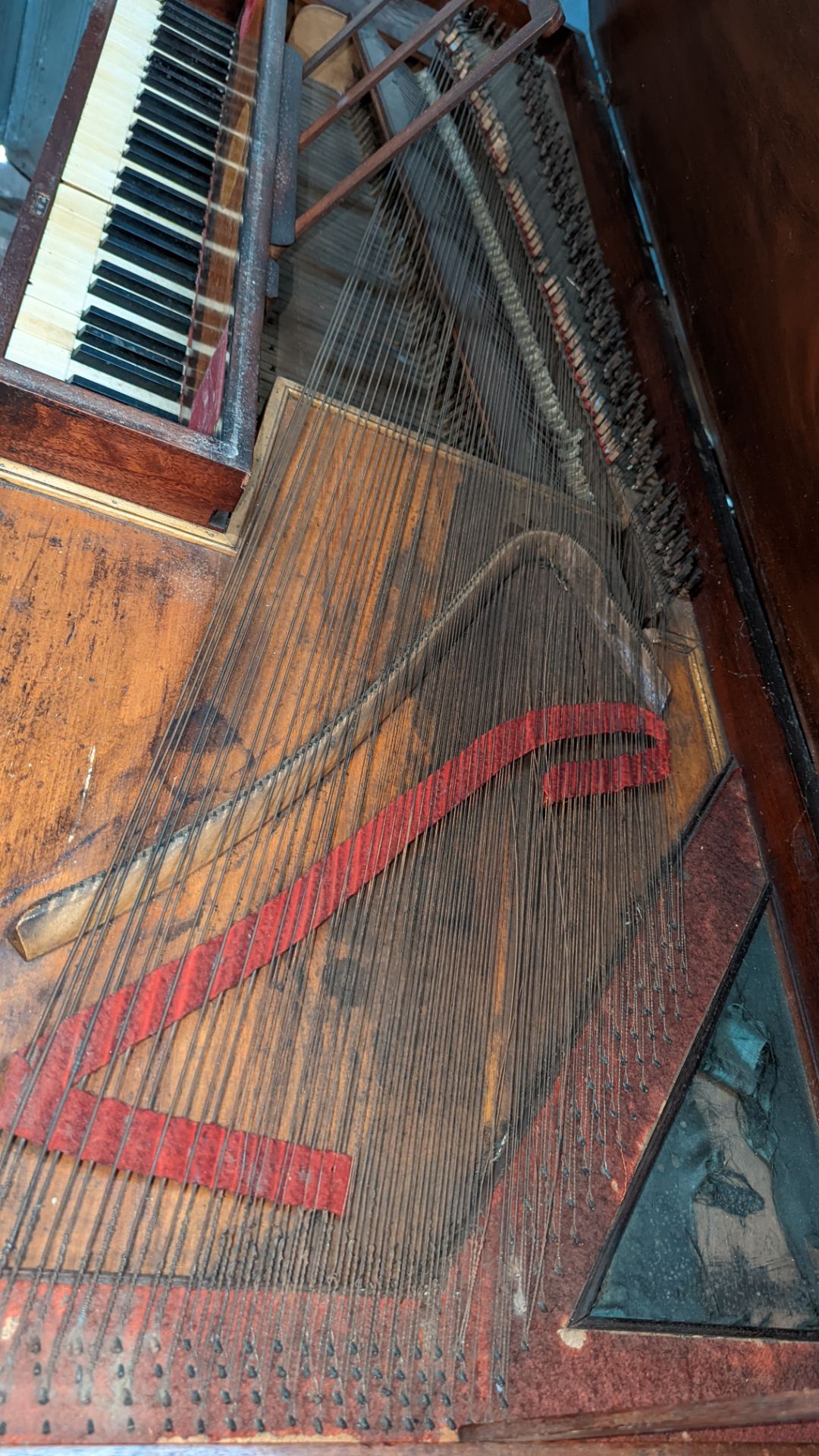 Piano. Label reads: R Jones & Co, upright grand & square, piano forte makers, to his Royal Highness - Image 8 of 10