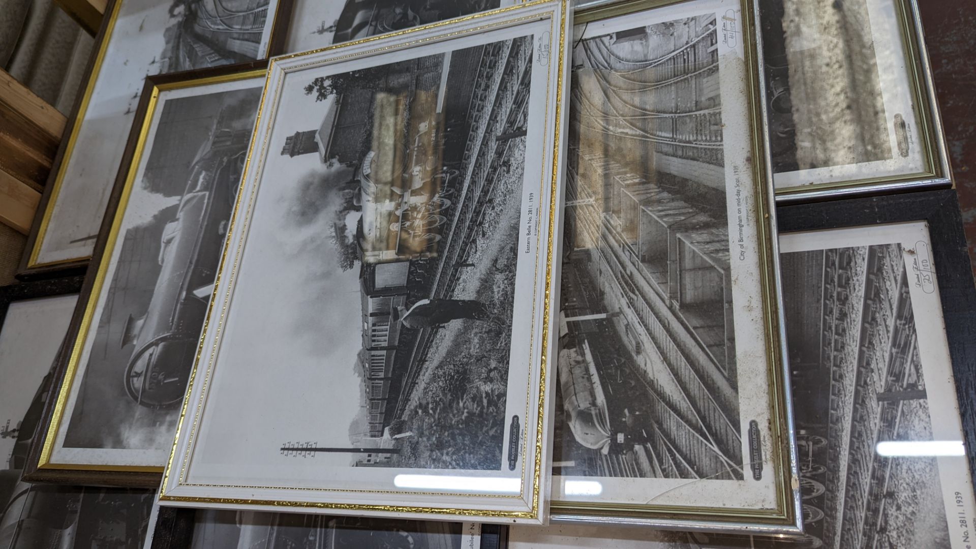 9 assorted framed railway photos - Image 4 of 5