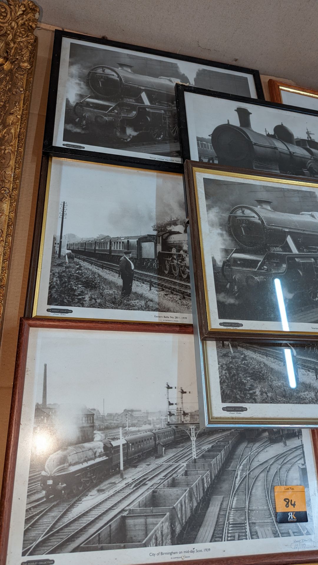 9 assorted framed railway photos - Image 3 of 5