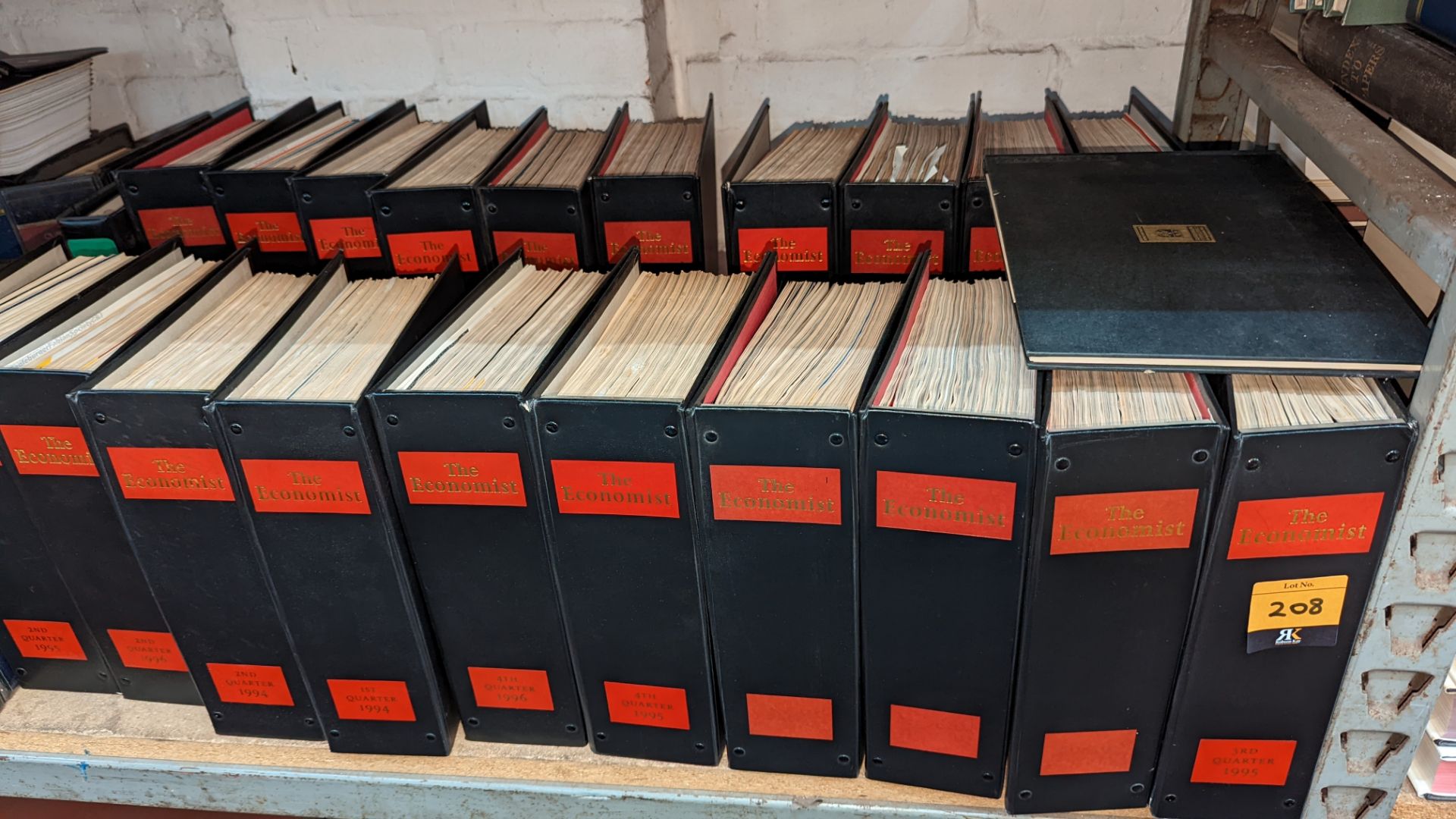 Large quantity of bound copies of The Economist & other journals - this lot comprises the total cont - Image 3 of 5