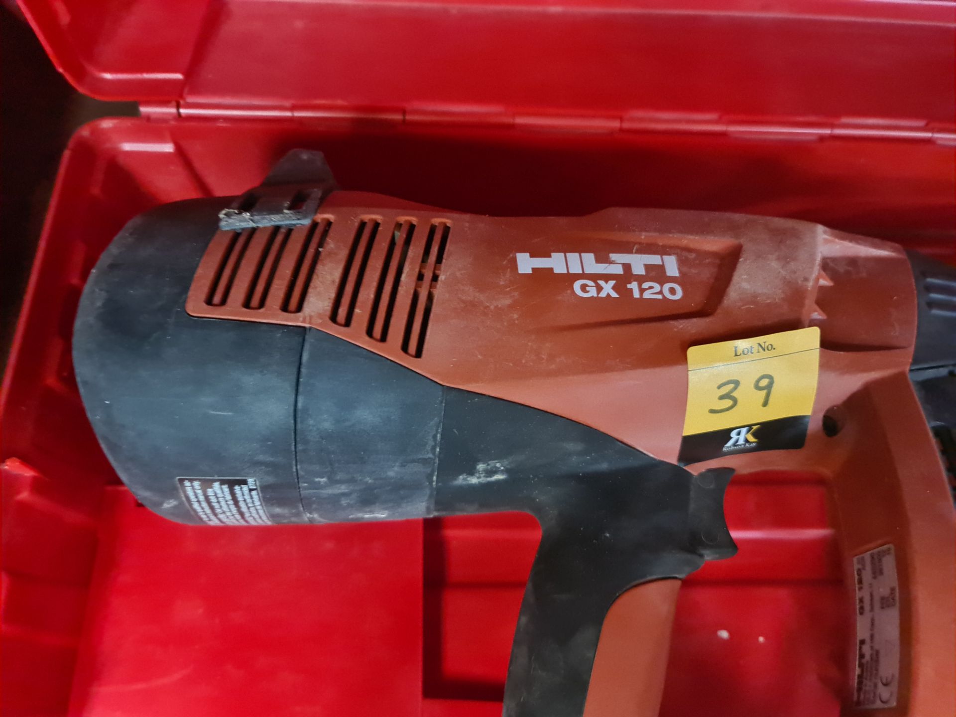 Hilti GX120 gas actuated fastening tool including case & contents as pictured - Image 7 of 7