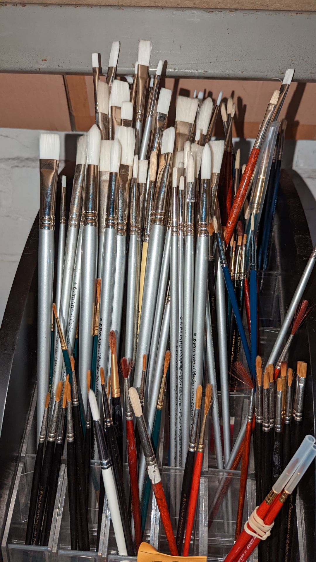 Quantity of paintbrushes comprising stand & contents - Image 5 of 7