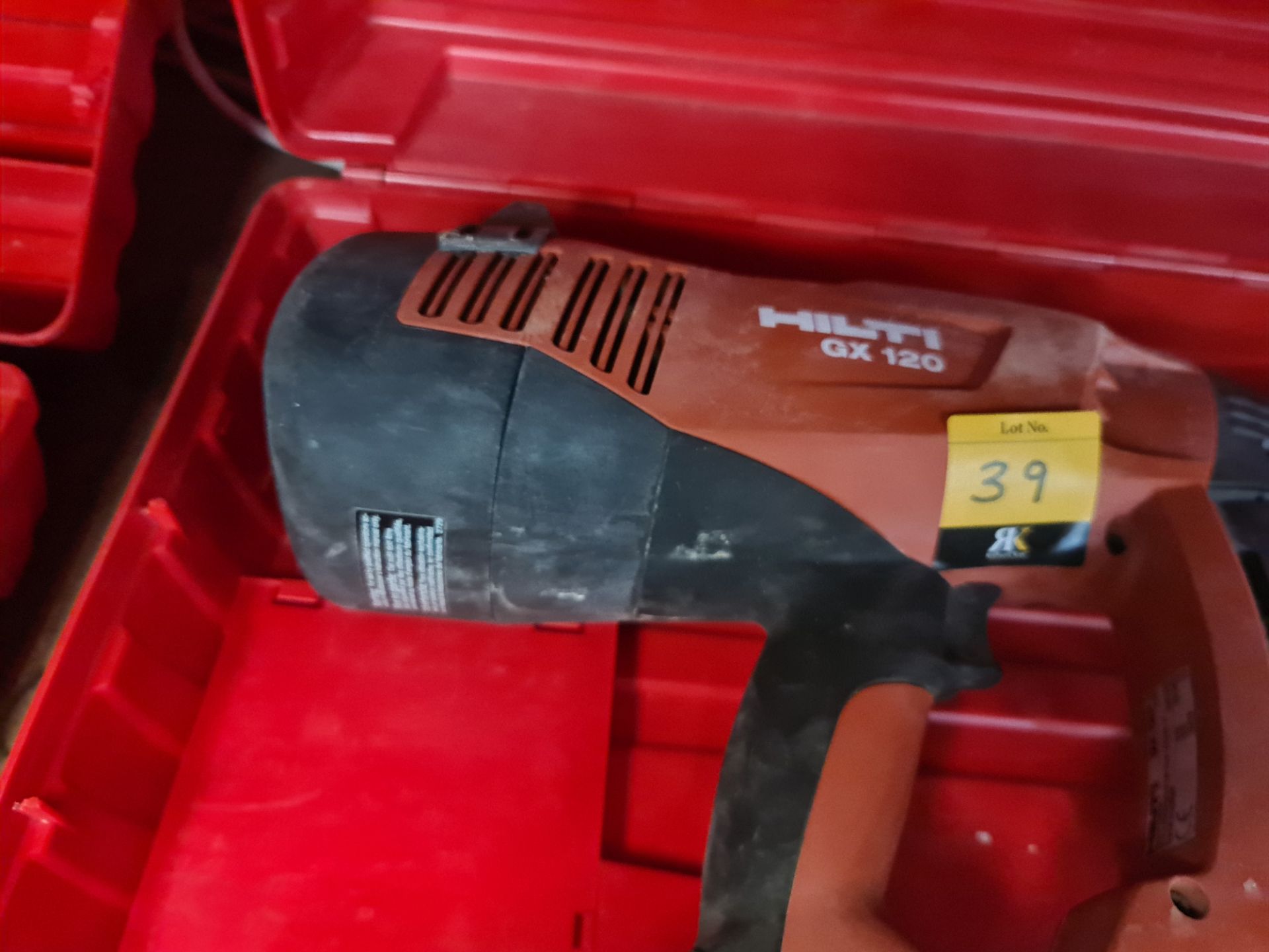 Hilti GX120 gas actuated fastening tool including case & contents as pictured - Image 6 of 7