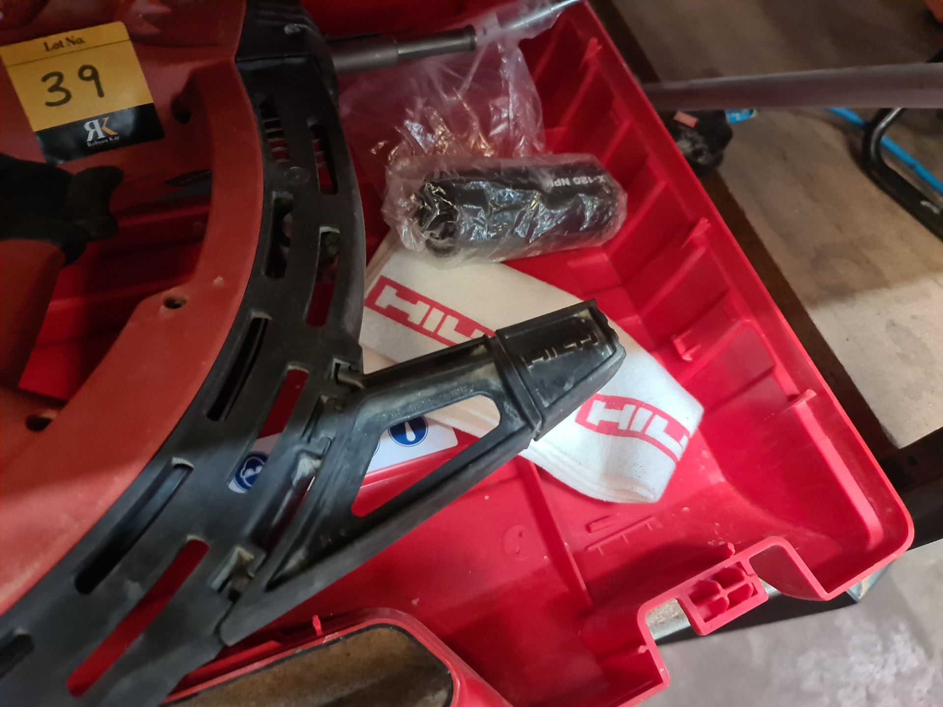 Hilti GX120 gas actuated fastening tool including case & contents as pictured - Image 3 of 7