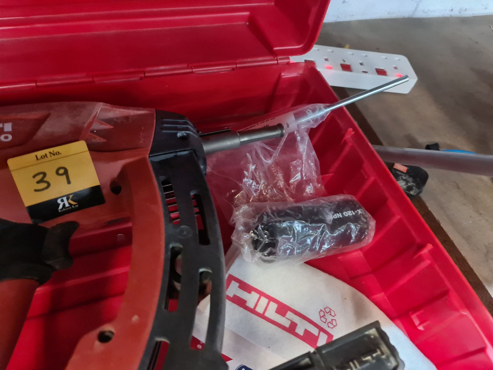 Hilti GX120 gas actuated fastening tool including case & contents as pictured - Image 4 of 7