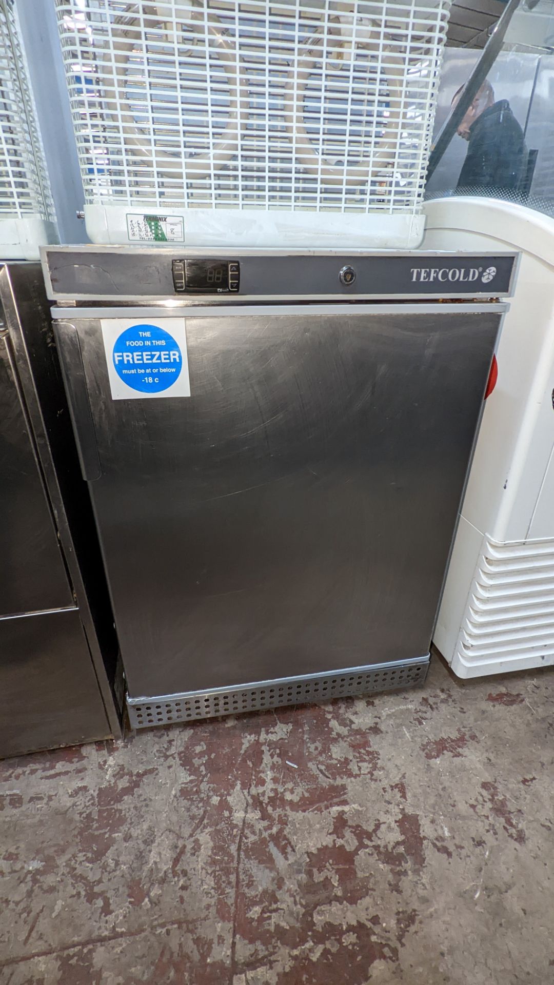 Tefcold stainless steel undercounter freezer - Image 2 of 5