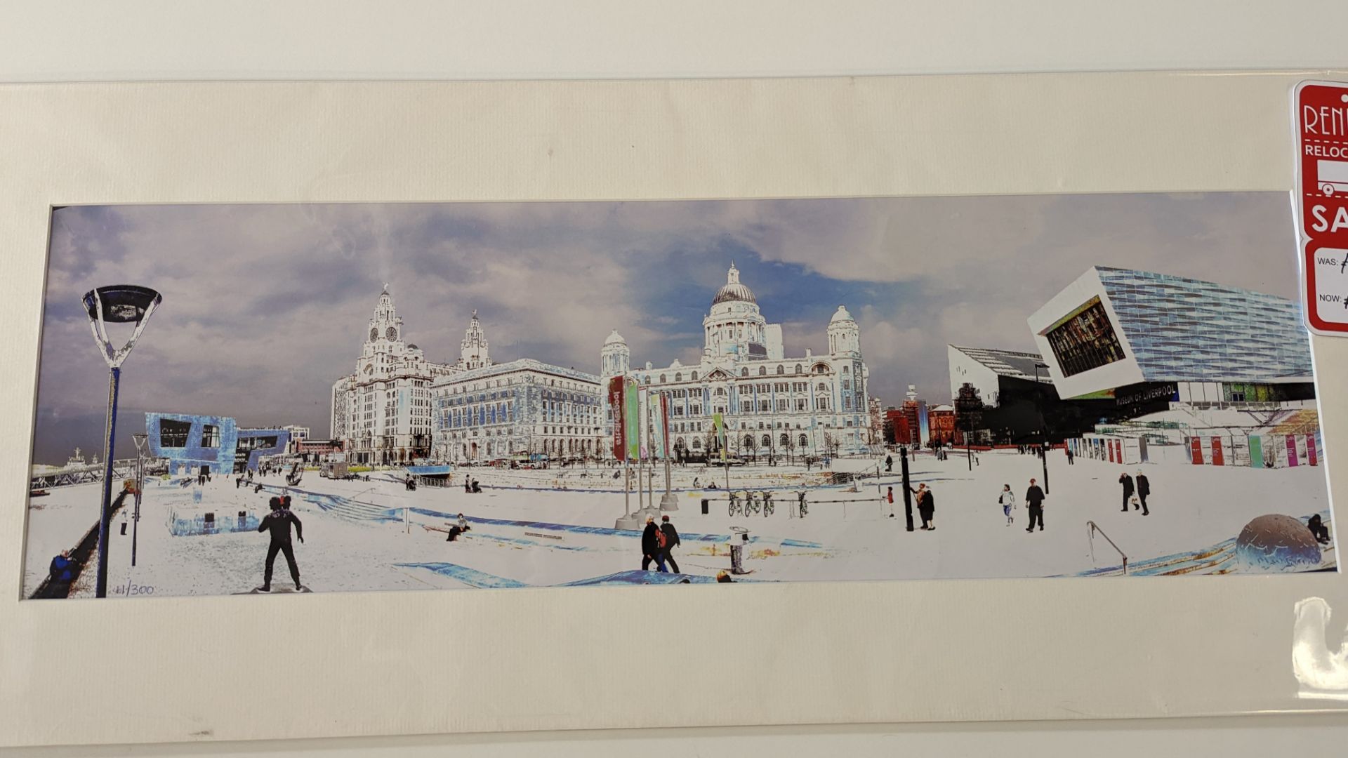 Limited edition print, no. 11/300, of Liverpool scene by M W Burns. Original selling price £170. In - Image 3 of 11