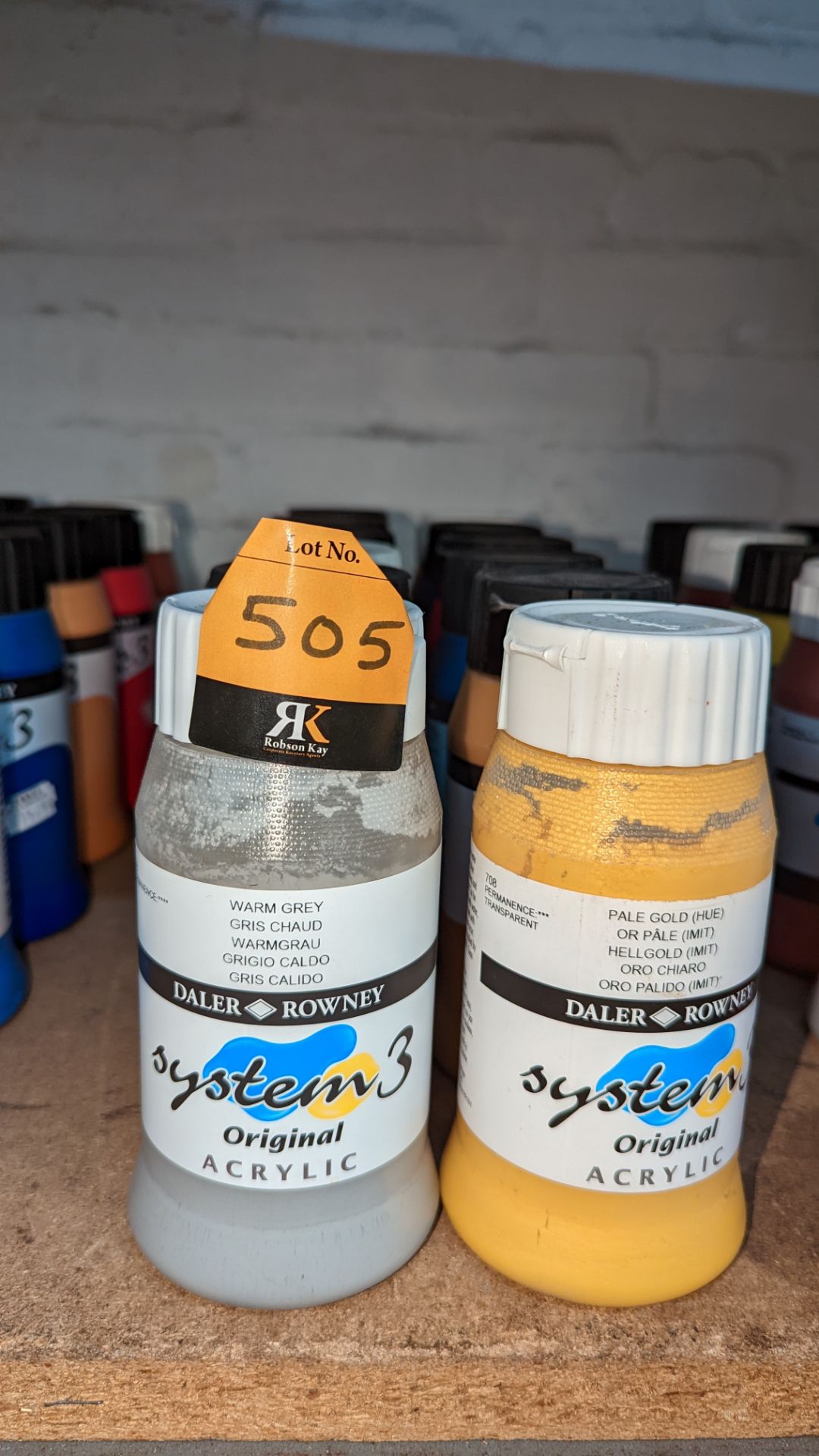 12 off 500ml tubs of Daler Rowney System 3 acrylic paint - Image 2 of 5