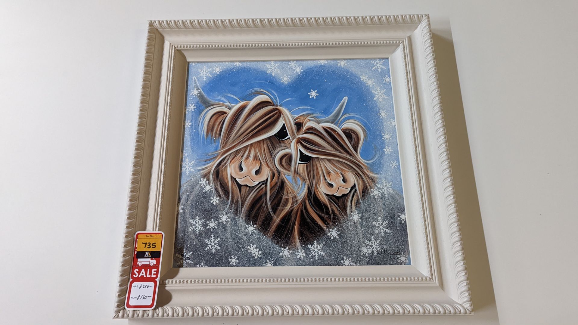 Framed print by Jennifer Hogwood, titled "Baby It's Cold Outside", edition no. 91/125. Framed. Max. - Image 2 of 13