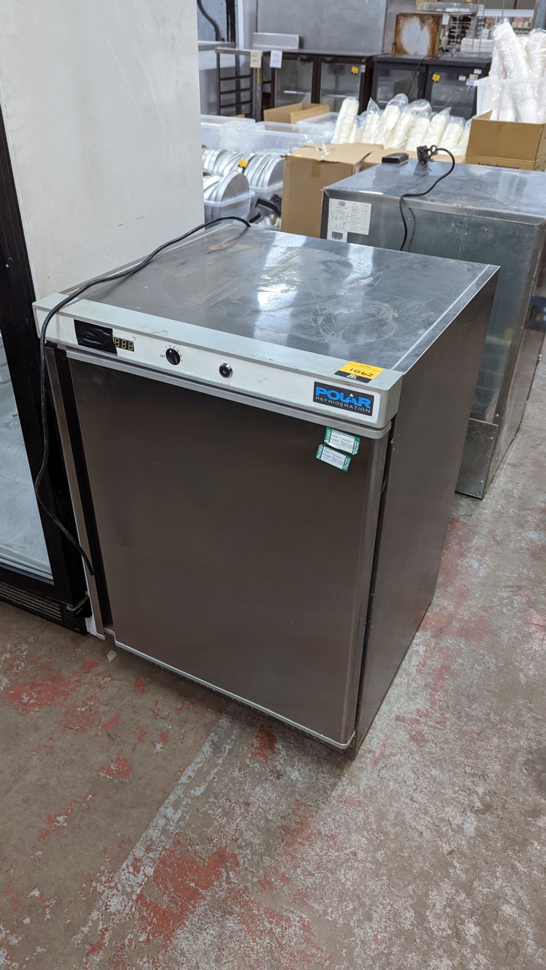 Polar Refrigeration stainless steel undercounter fridge