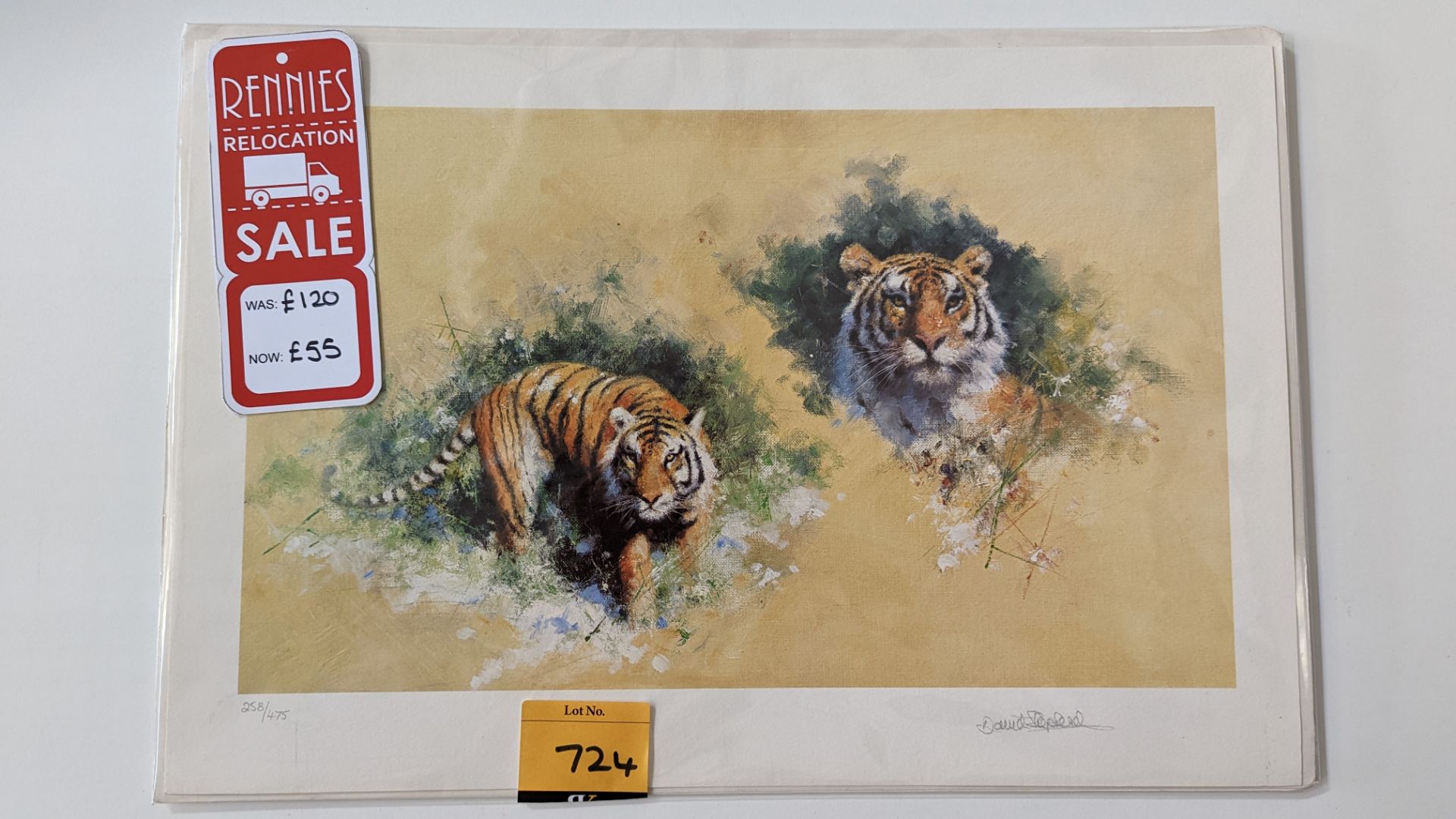 Limited edition print titled "Siberian Tiger" by David Shepherd OBE FRSA. No. 258/475. Original sell - Image 4 of 13