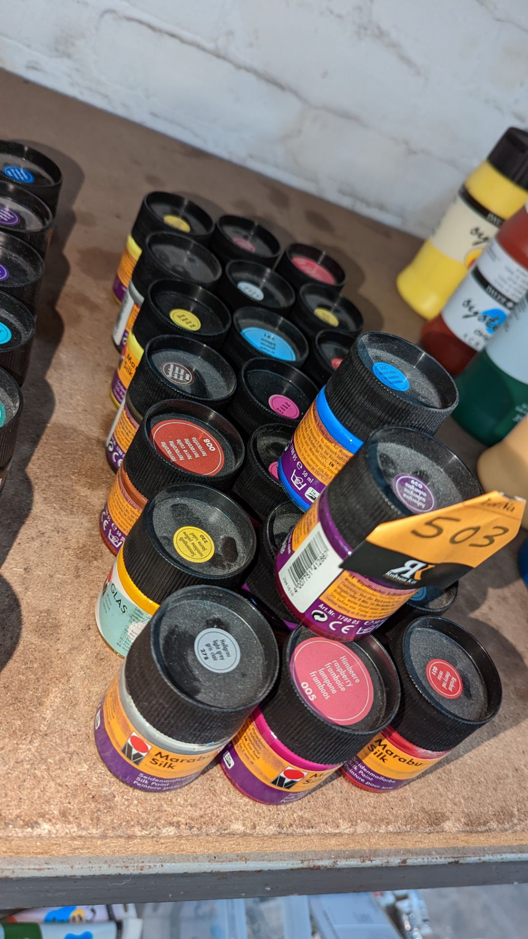 23 off 50ml pots of Marabu assorted paints - Silk, Glasart, Textil, etc. - Image 5 of 5