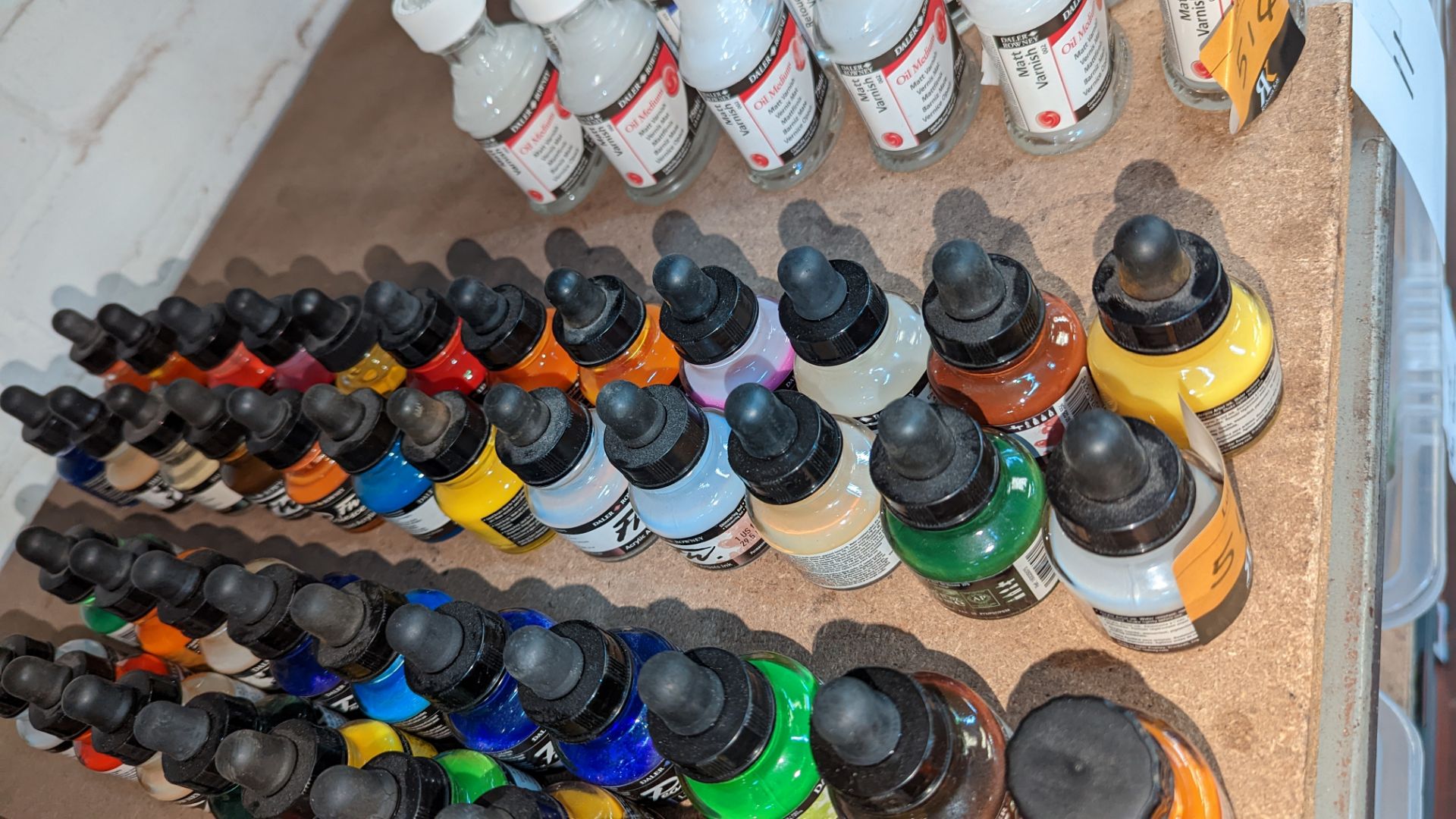 24 off 29.5ml bottles of Daler Rowney acrylic paints & similar - Image 6 of 6