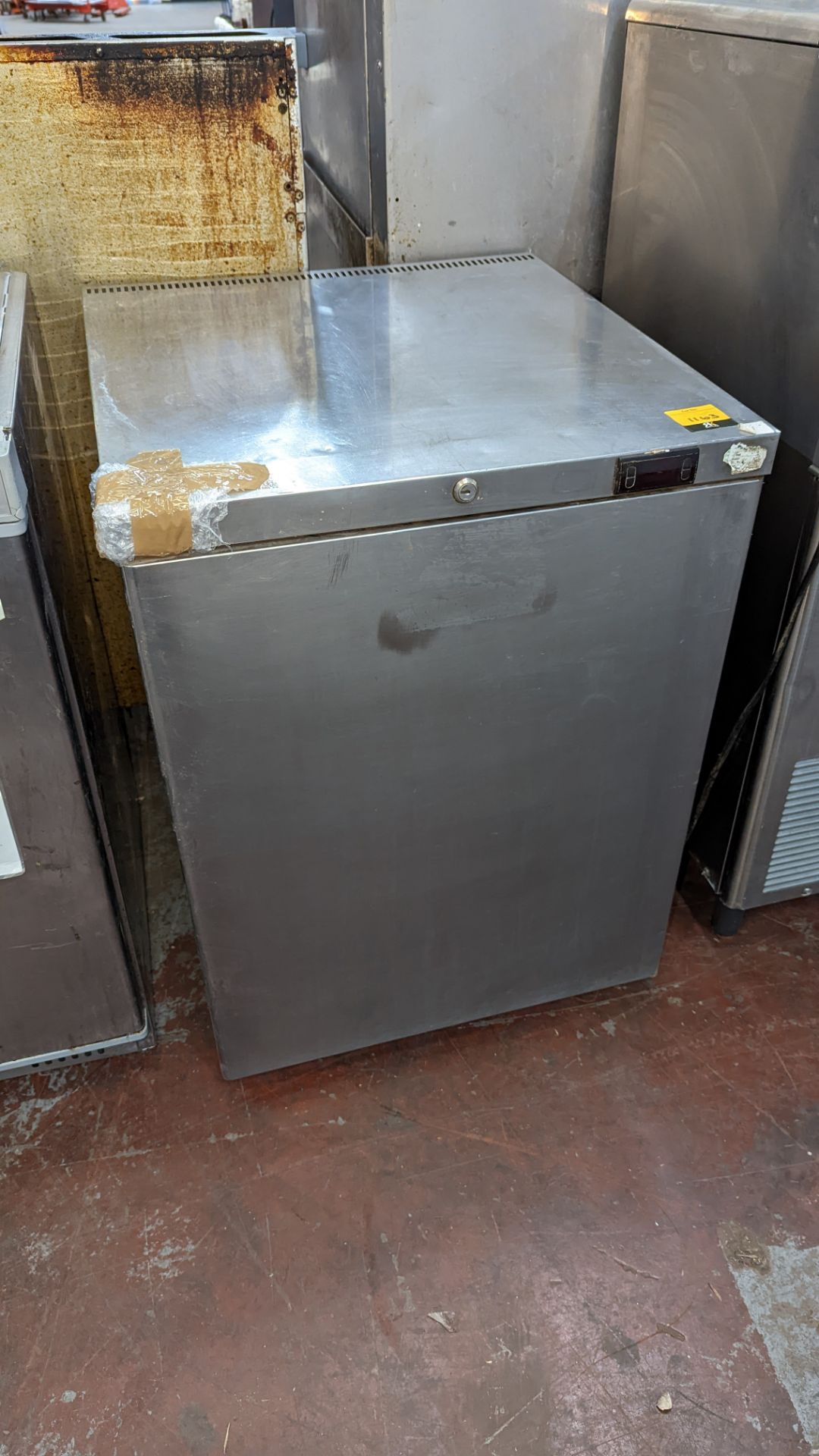 Stainless steel undercounter fridge - Image 2 of 5