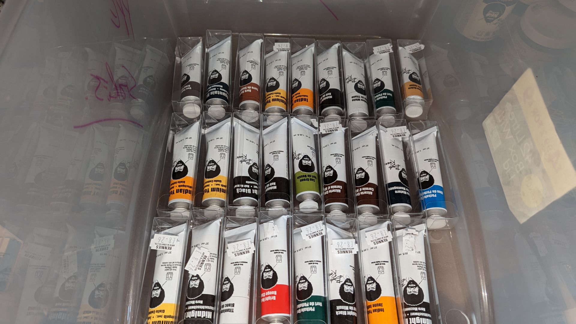 35 tubes of Bob Ross paint - Image 4 of 5